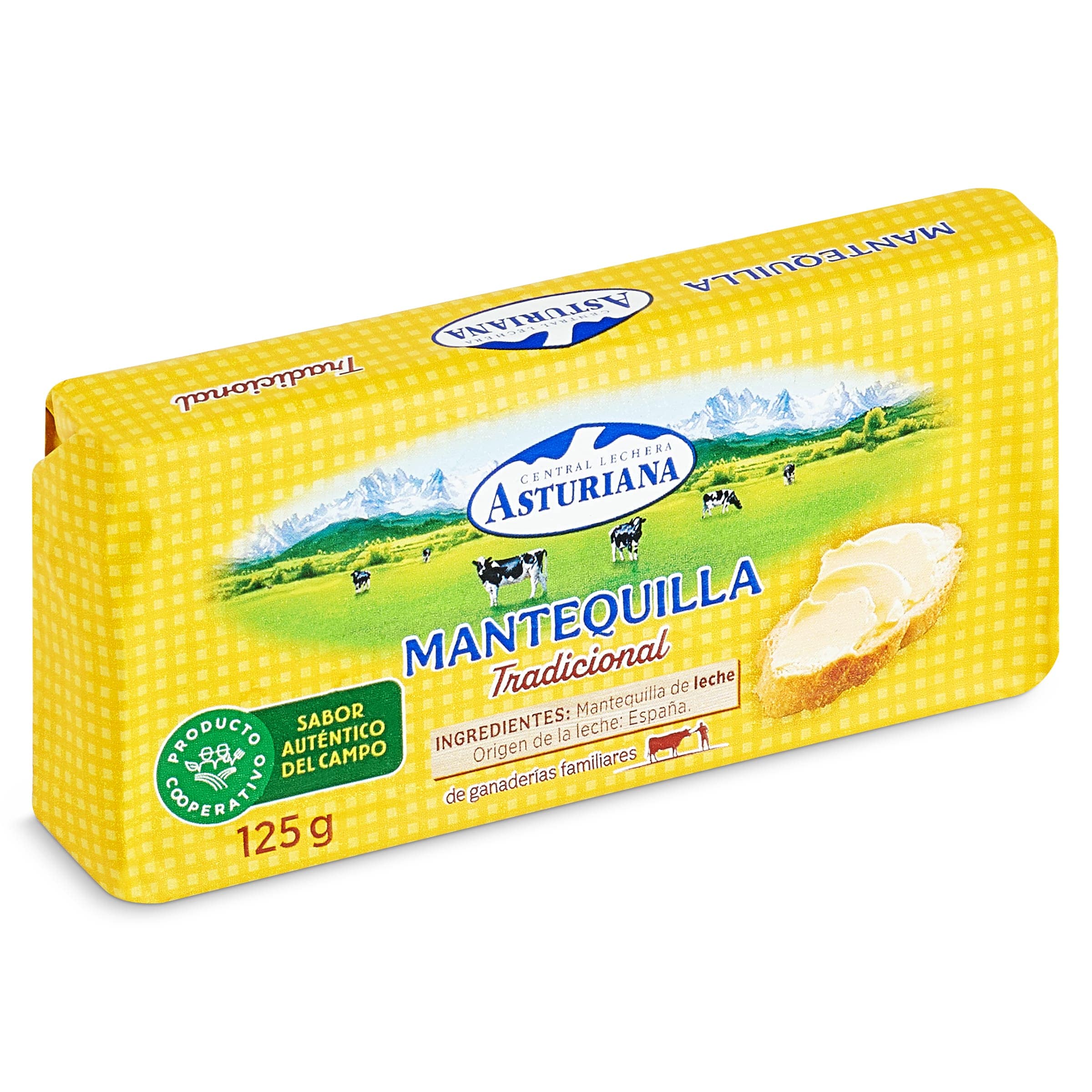 Mantequilla tradicional Central Lechera Asturiana 125 g