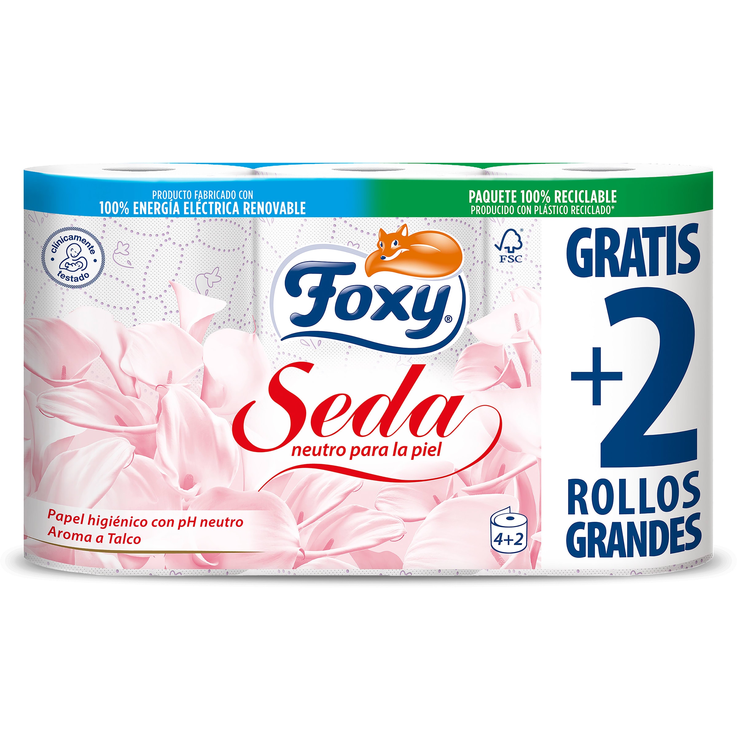 Papel higiénico Foxy bolsa 6 unidades - Supermercados DIA