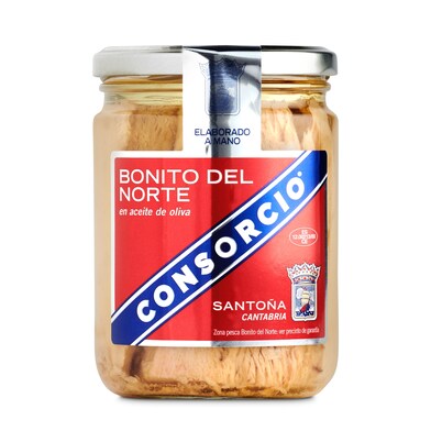 Bonito del norte en aceite de oliva Consorcio frasco 260 g-0 Bonito del norte en aceite de oliva Consorcio frasco 260 g-0