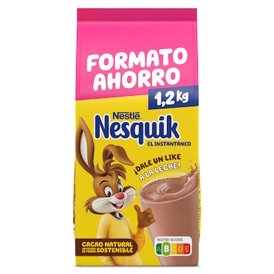 Cacao instantáneo NESQUIK BOLSA 1.2 KG - Supermercados DIA