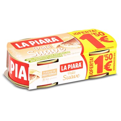 Paté suave La piara pack 2 x 75 g-0 Paté suave La piara pack 2 x 75 g-0