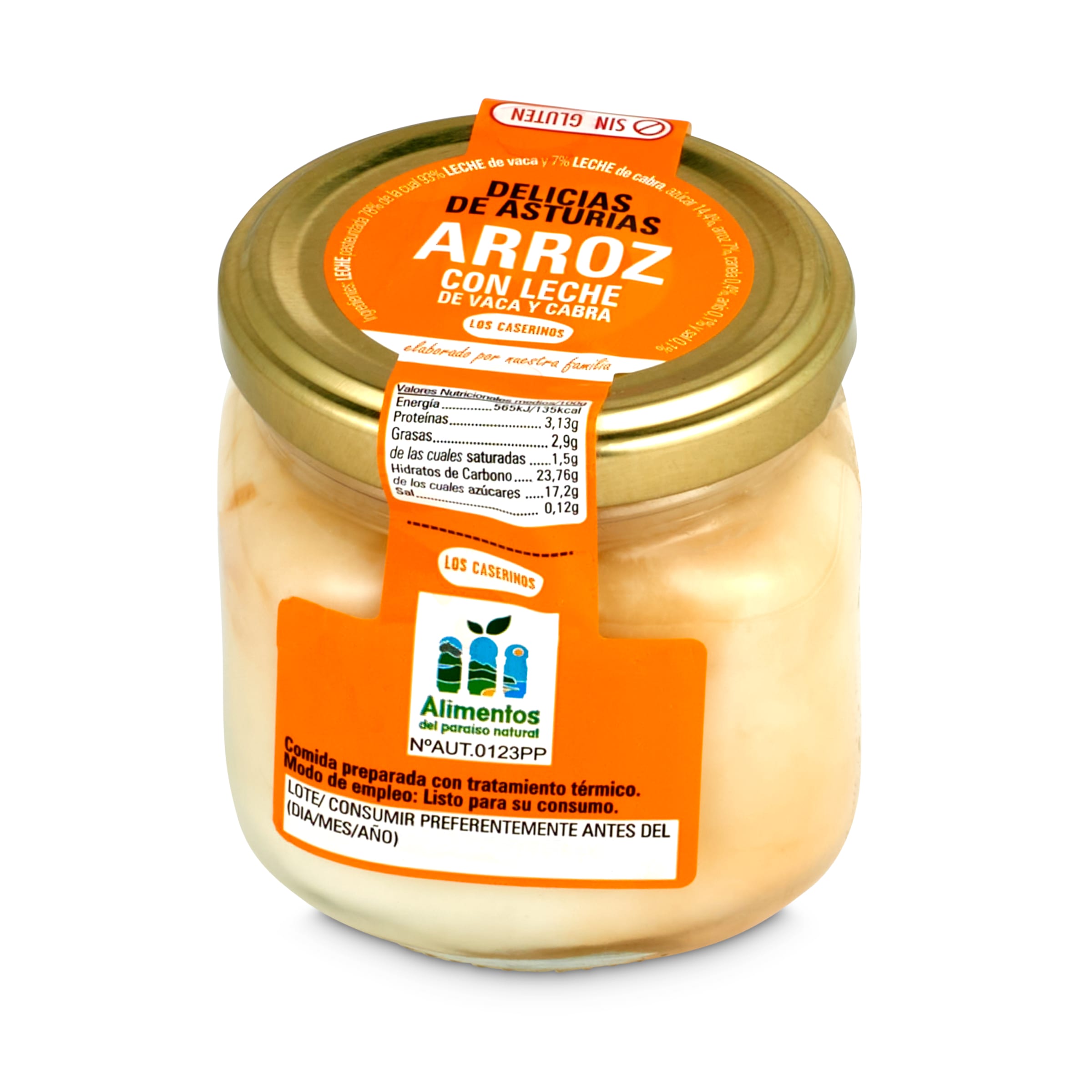 LOS CASERINOS arroz con leche tarrina 200 gr