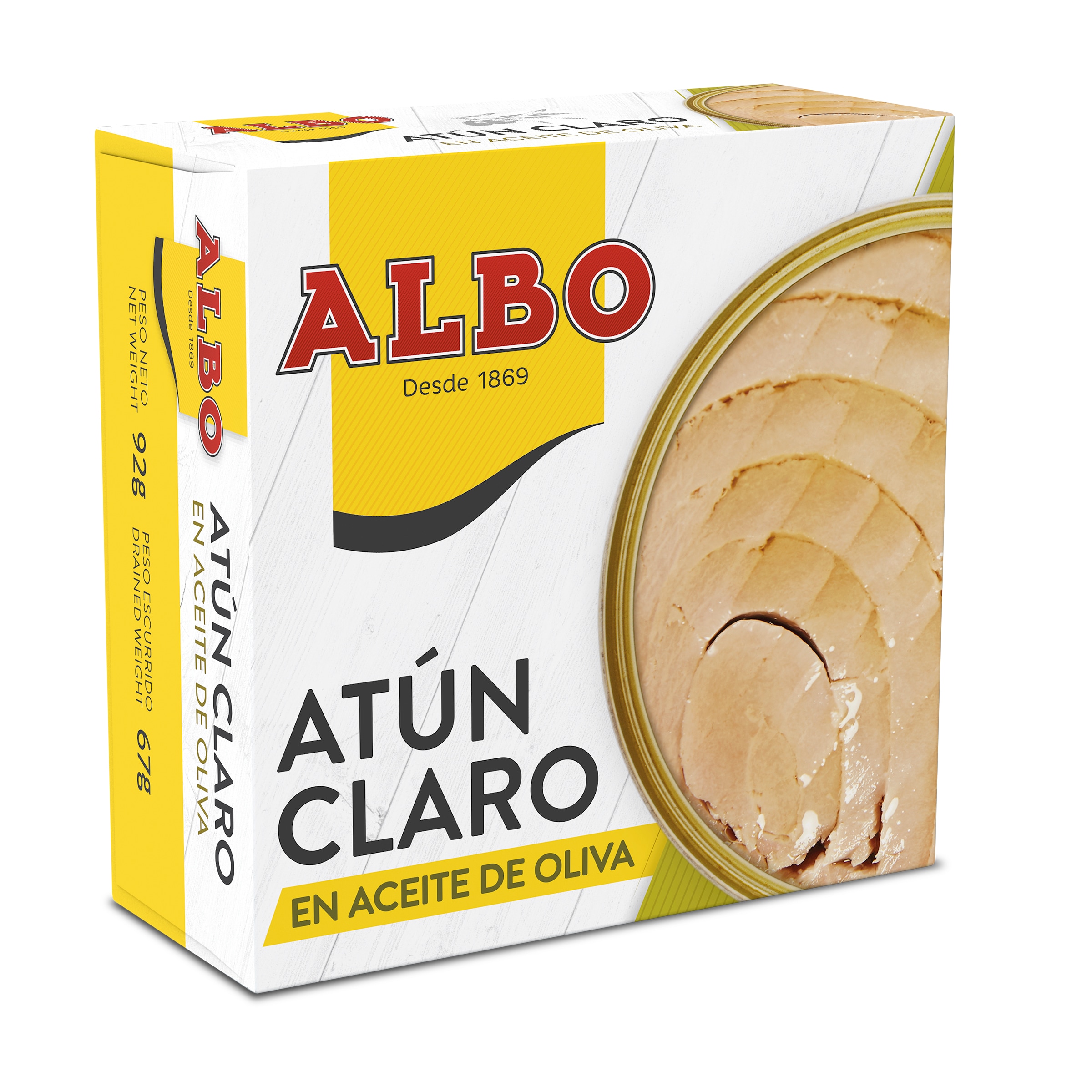 ALBO atún claro en aceite de oliva lata 67 gr