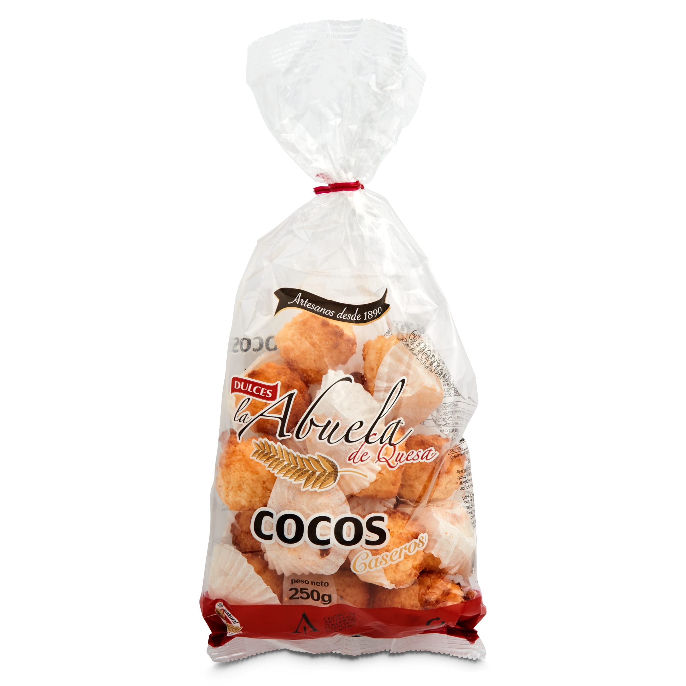 LA ABUELA cocos caseros bolsa 250 gr