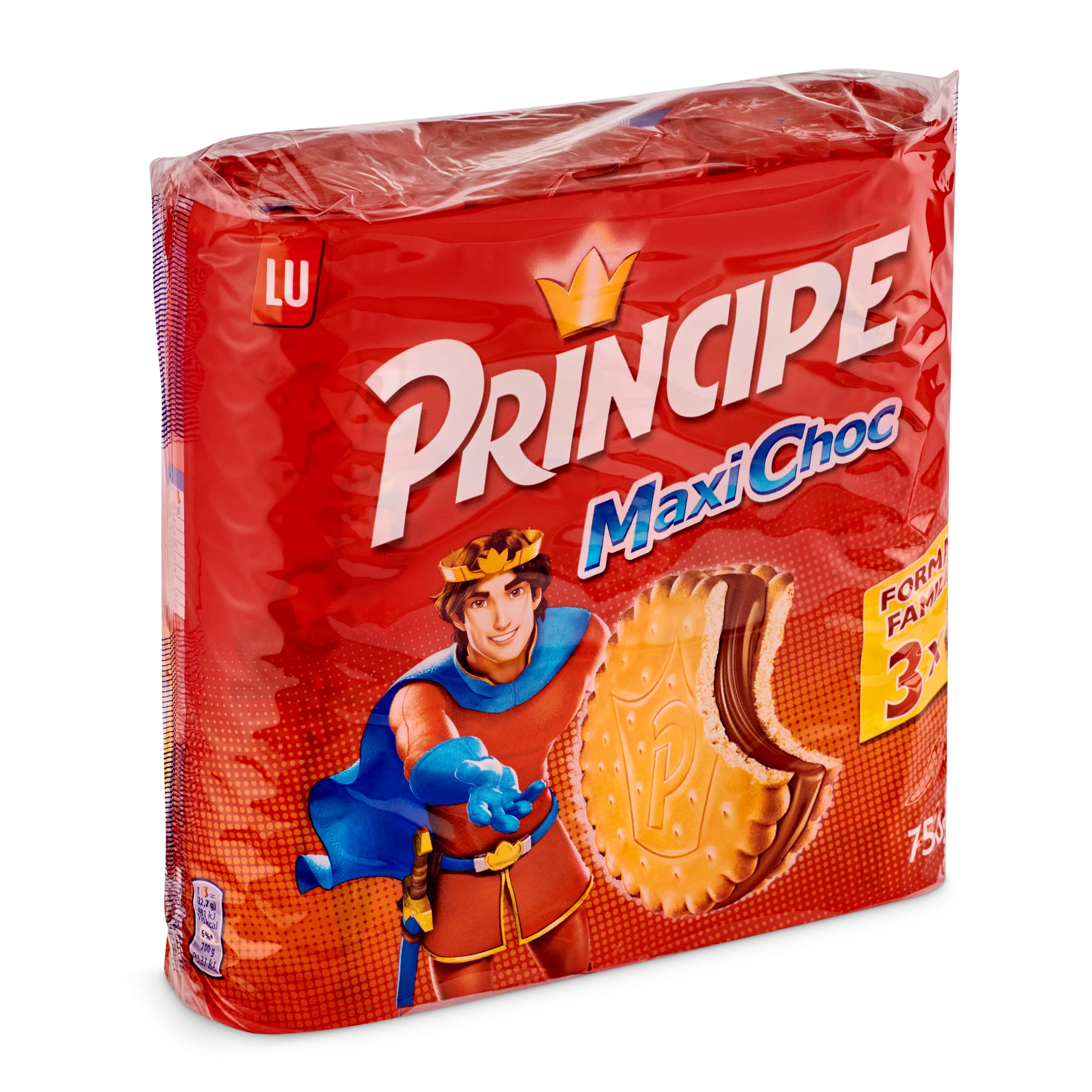 LU PRINCIPE Maxi choc galletas rellenas de crema chocolate pack 3 x 250 gr