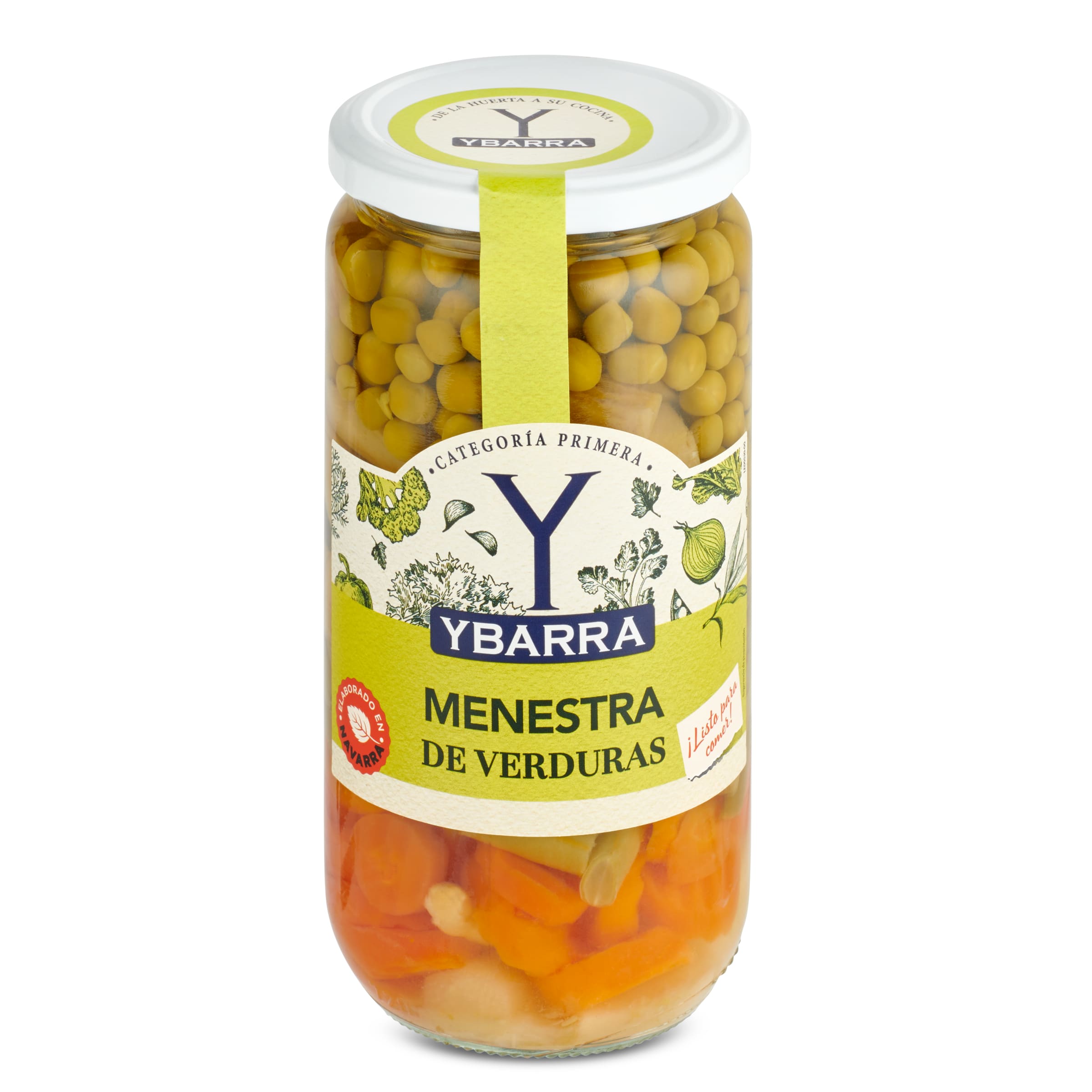 YBARRA menestra de verduras frasco 400 gr