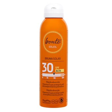 Bruma solar refrescante protección alta 30 spf Bonté Soleil spray 200 ml -  Supermercados DIA