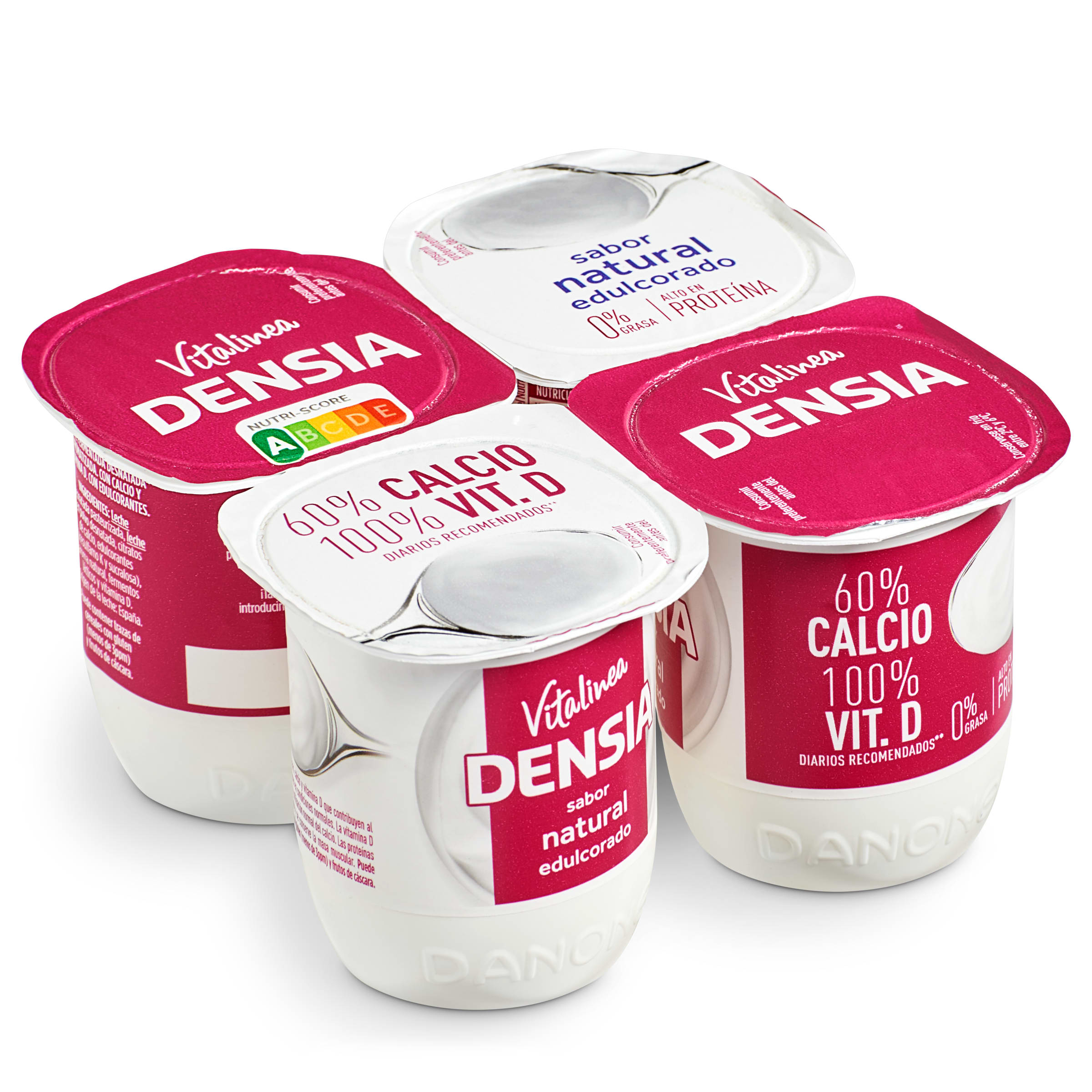 Yogur activia edulcorado 0% pack 4 x 120g danone