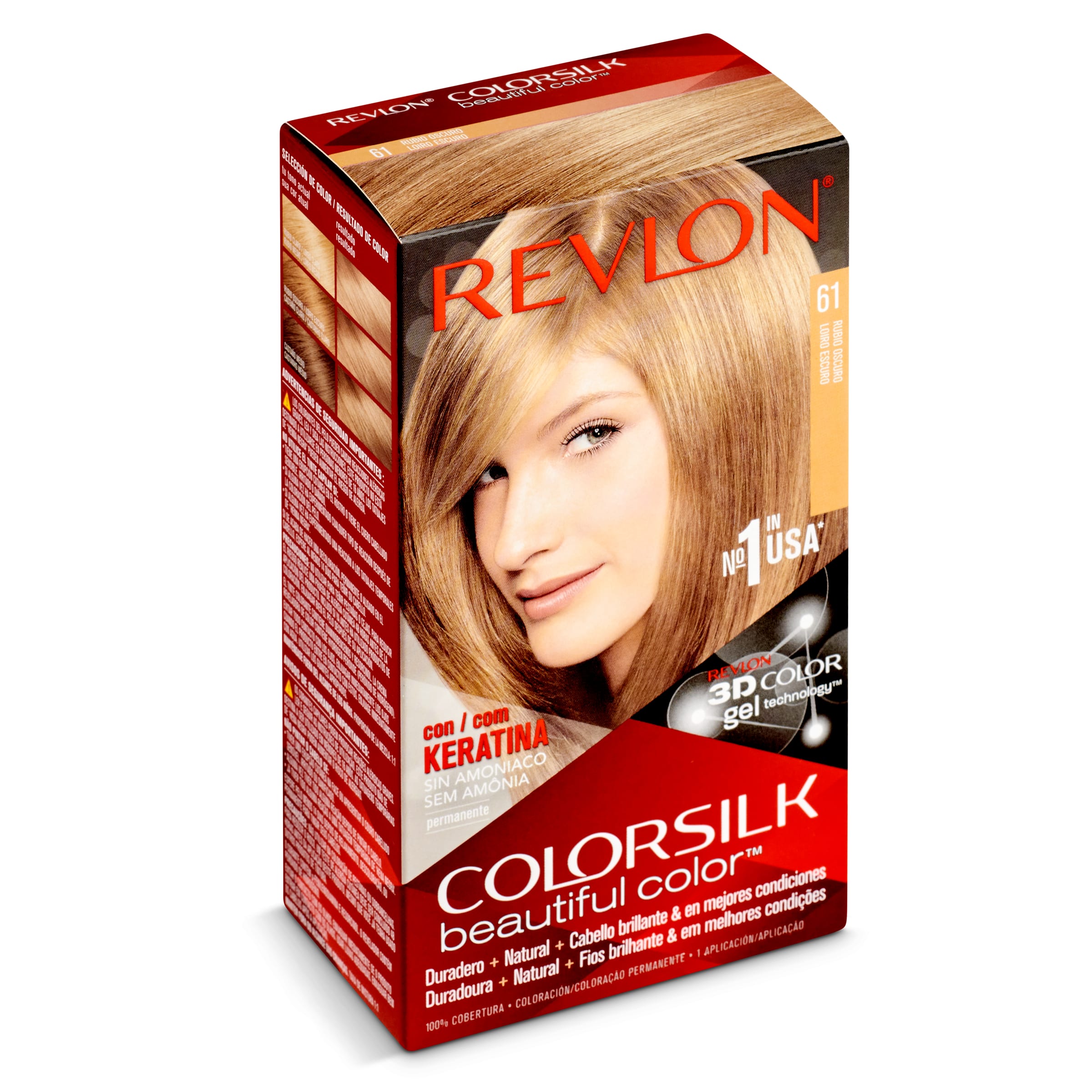 COLORSILK tinte Rubio Oscuro Nº 61 caja 1 ud