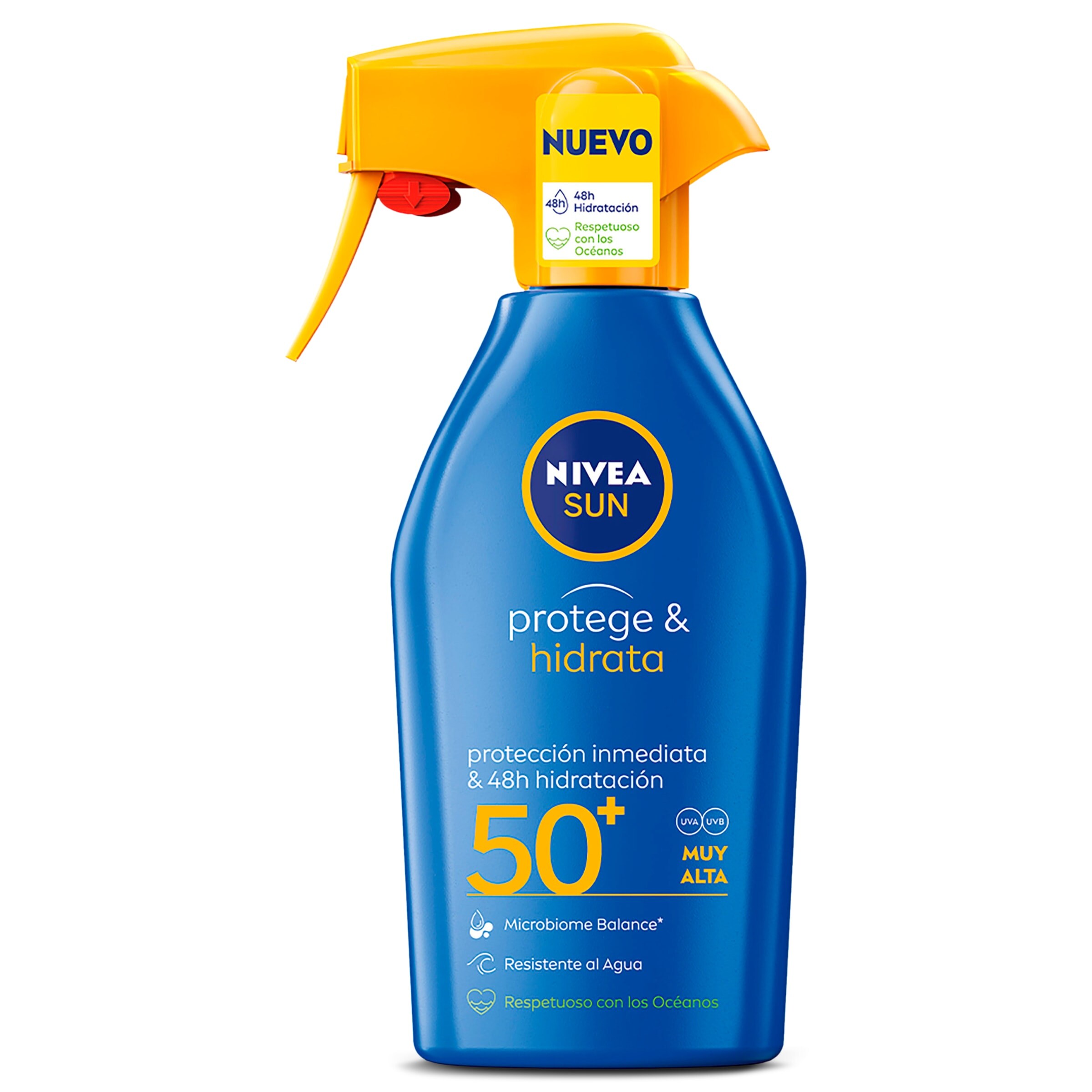 Spray solar hidratante protección muy alta spf 50+ Nivea spray 300 ml