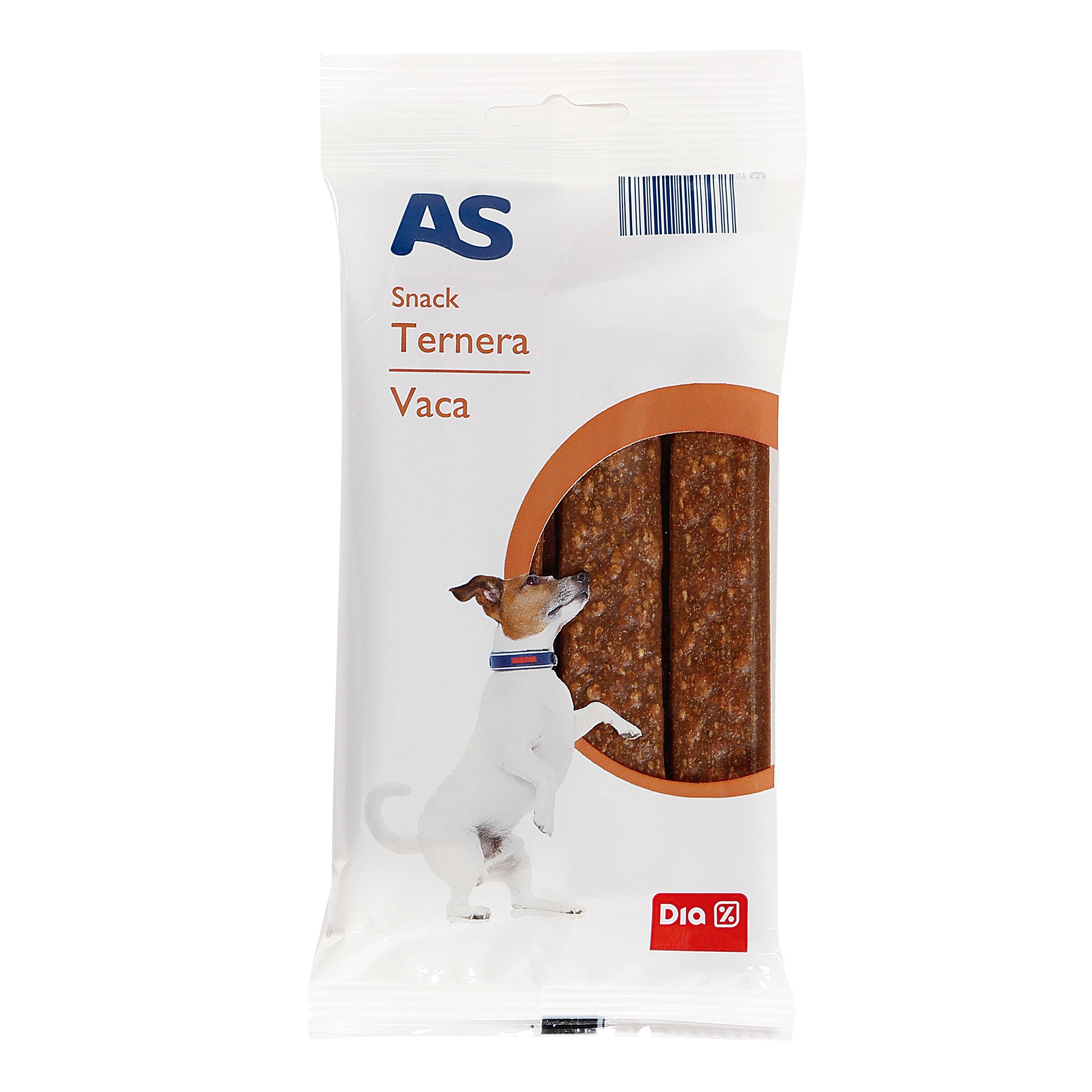 AS snack para perros ternera bolsa 12 uds