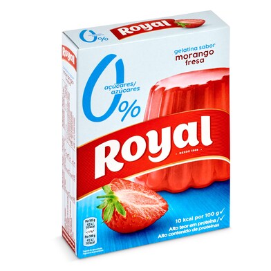 Gelatina sabor fresa sin azúcar Royal caja 31 g - Supermercados DIA