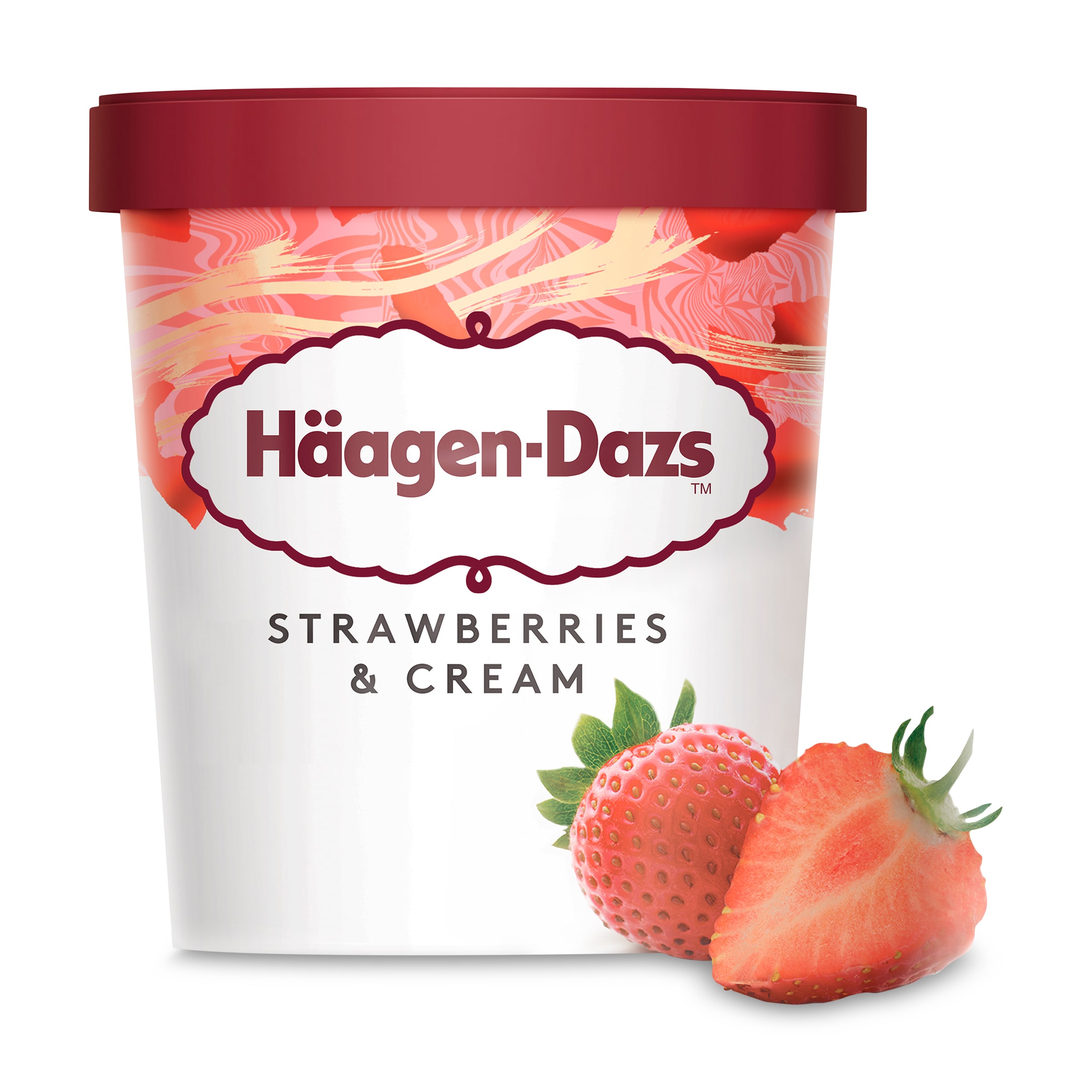Helado fresa Haagen Dazs tarrina 400 g