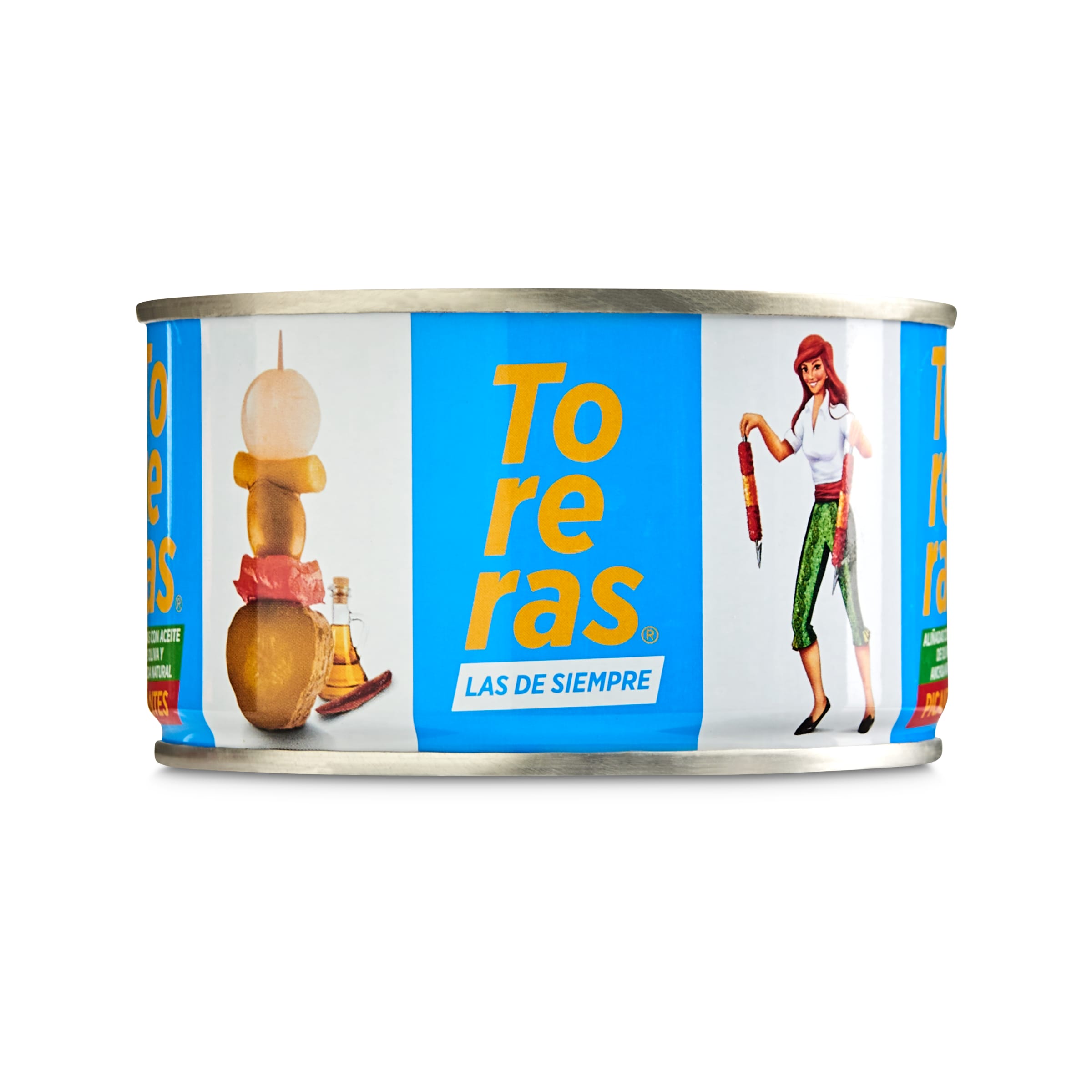 KIMBO toreras picantes aliñadas con aceite de oliva y anchoas lata 120 gr