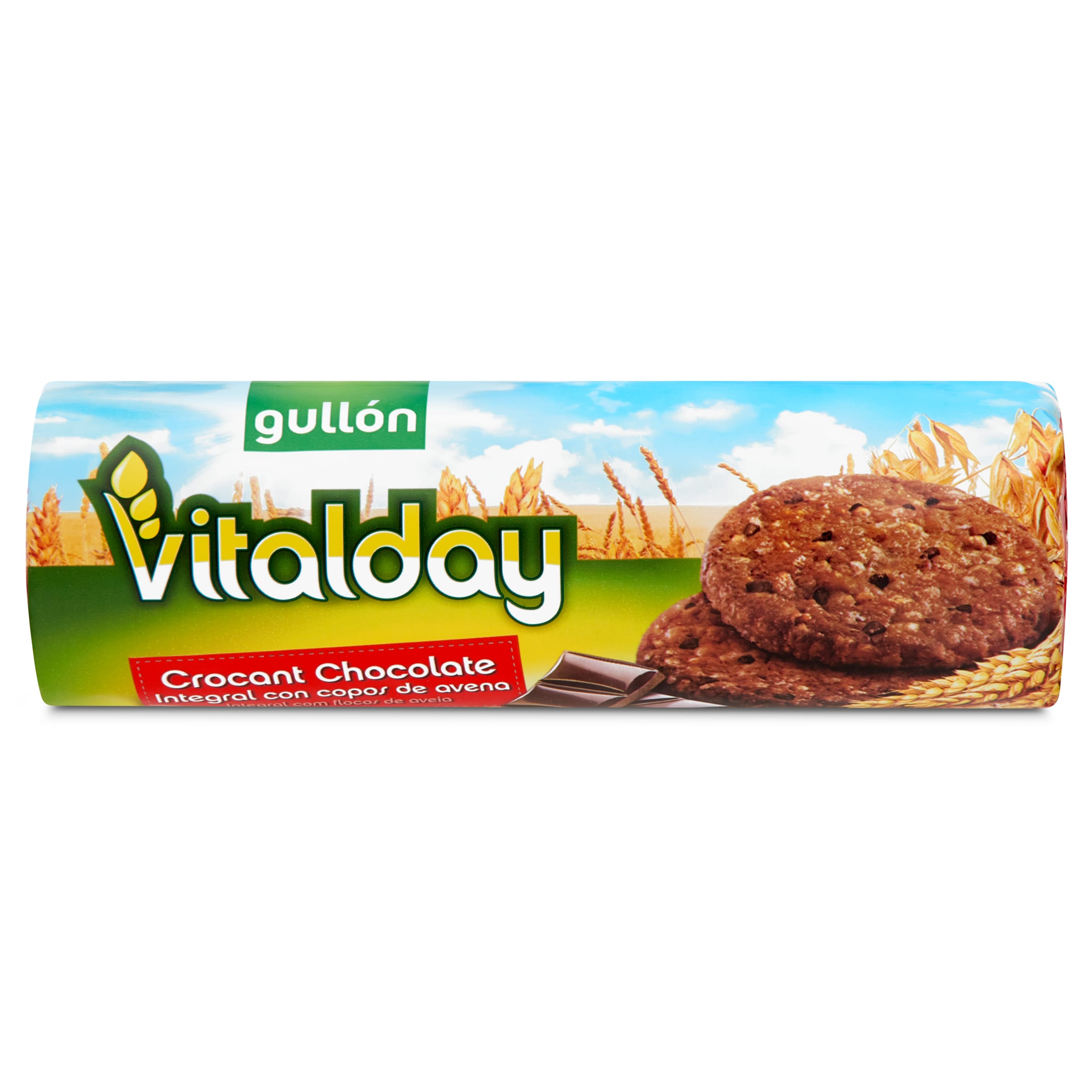 GULLON Vitalday galletas crocant chocolate integral copos de avena 280 gr