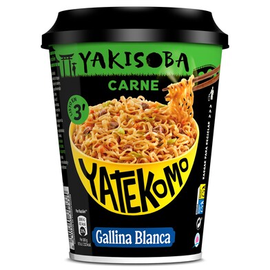 Noodles de carne yakisoba Gallina Blanca Yatekomo 93 g-0 Noodles de carne yakisoba Gallina Blanca Yatekomo 93 g-0
