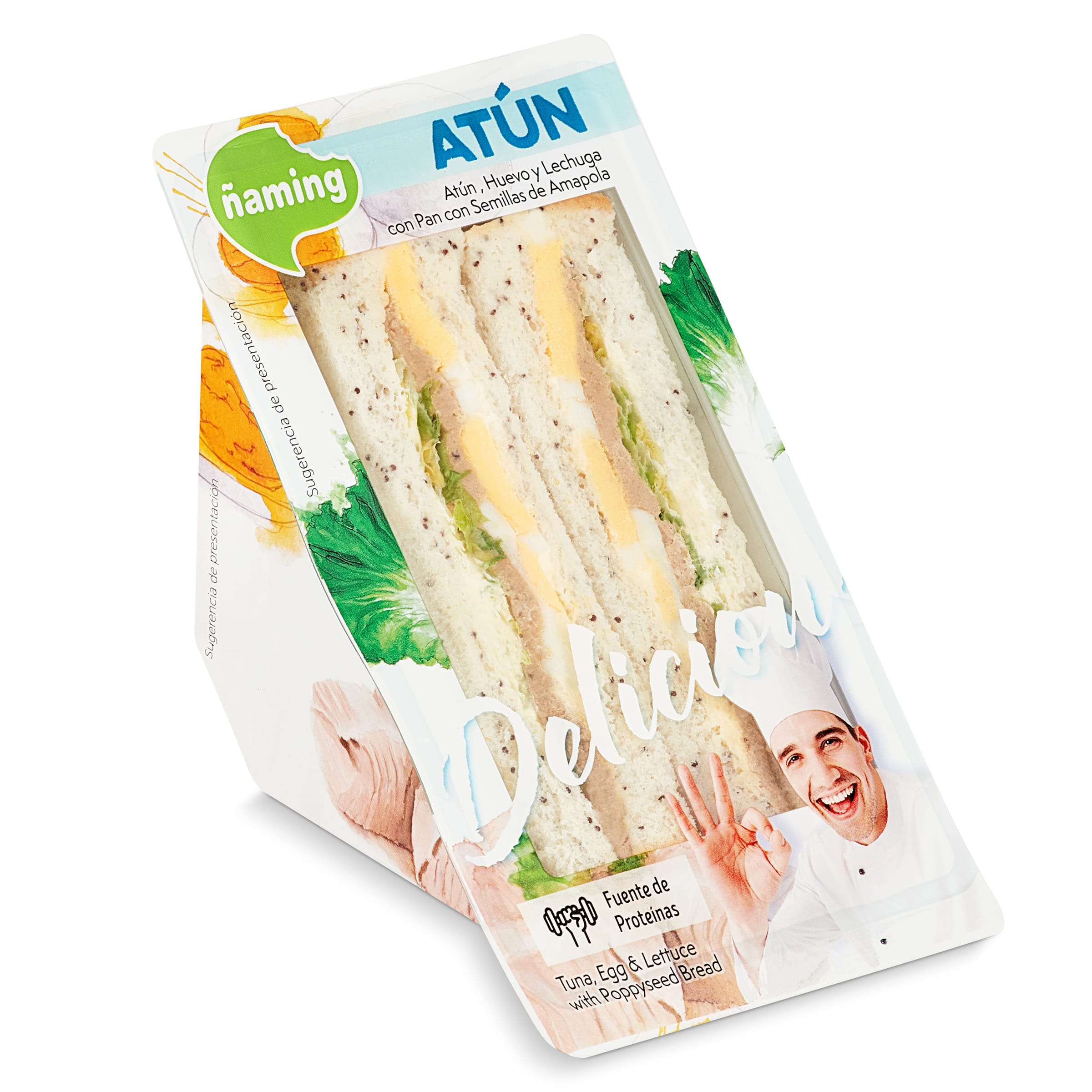 Sándwich con atún Ñaming bandeja 200 g