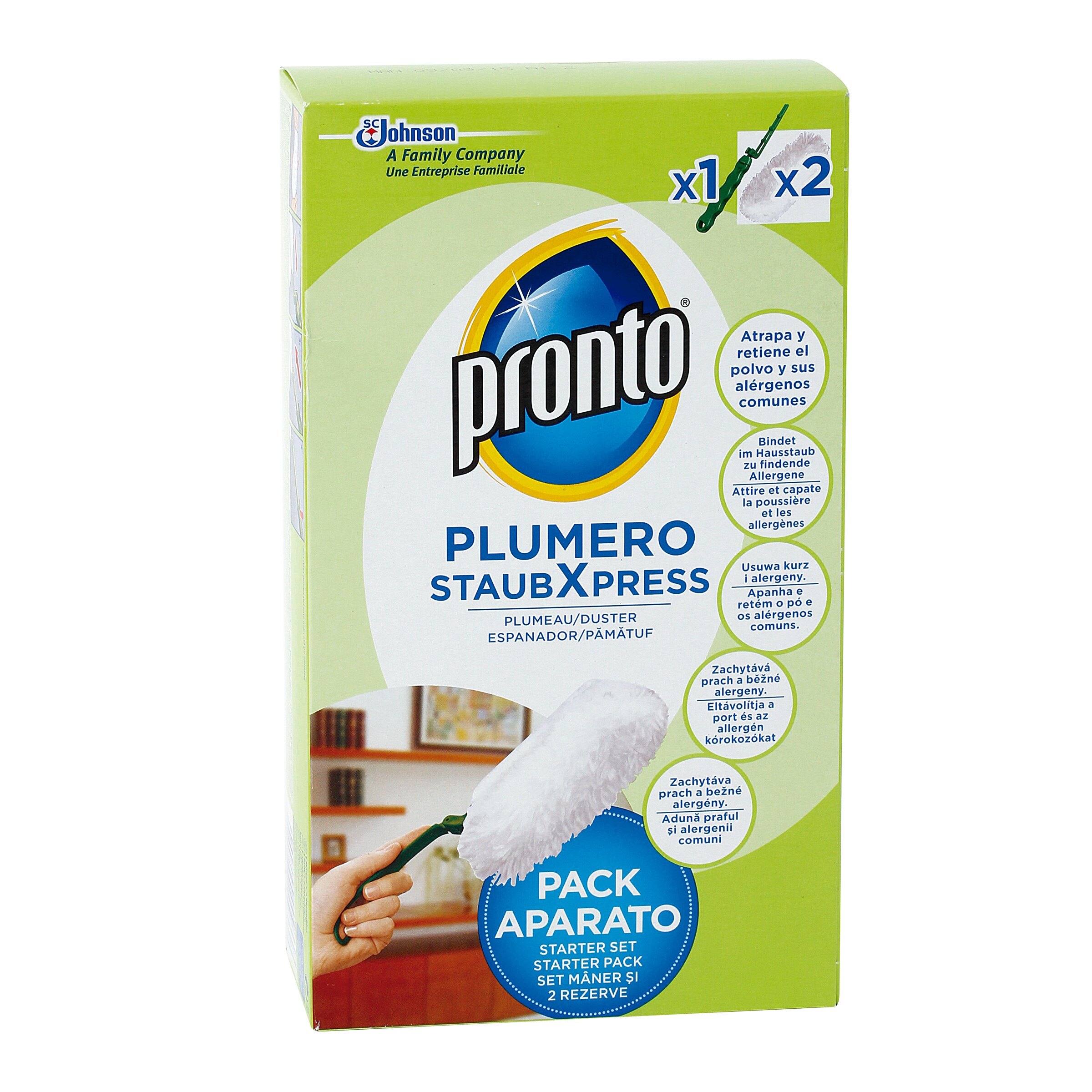 PRONTO plumero aparato + 2 recambios