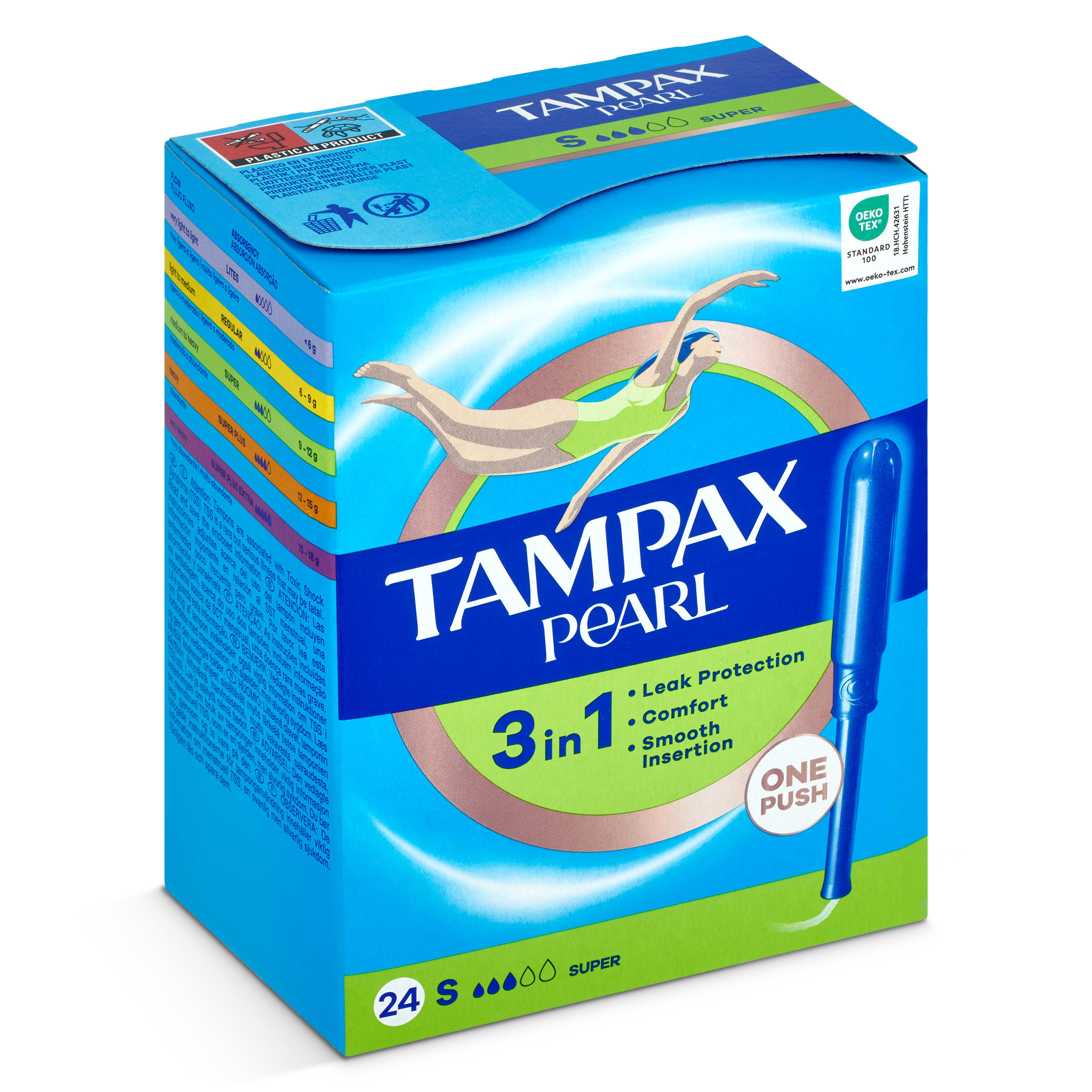 TAMPAX Pearl tampón super caja 24 uds