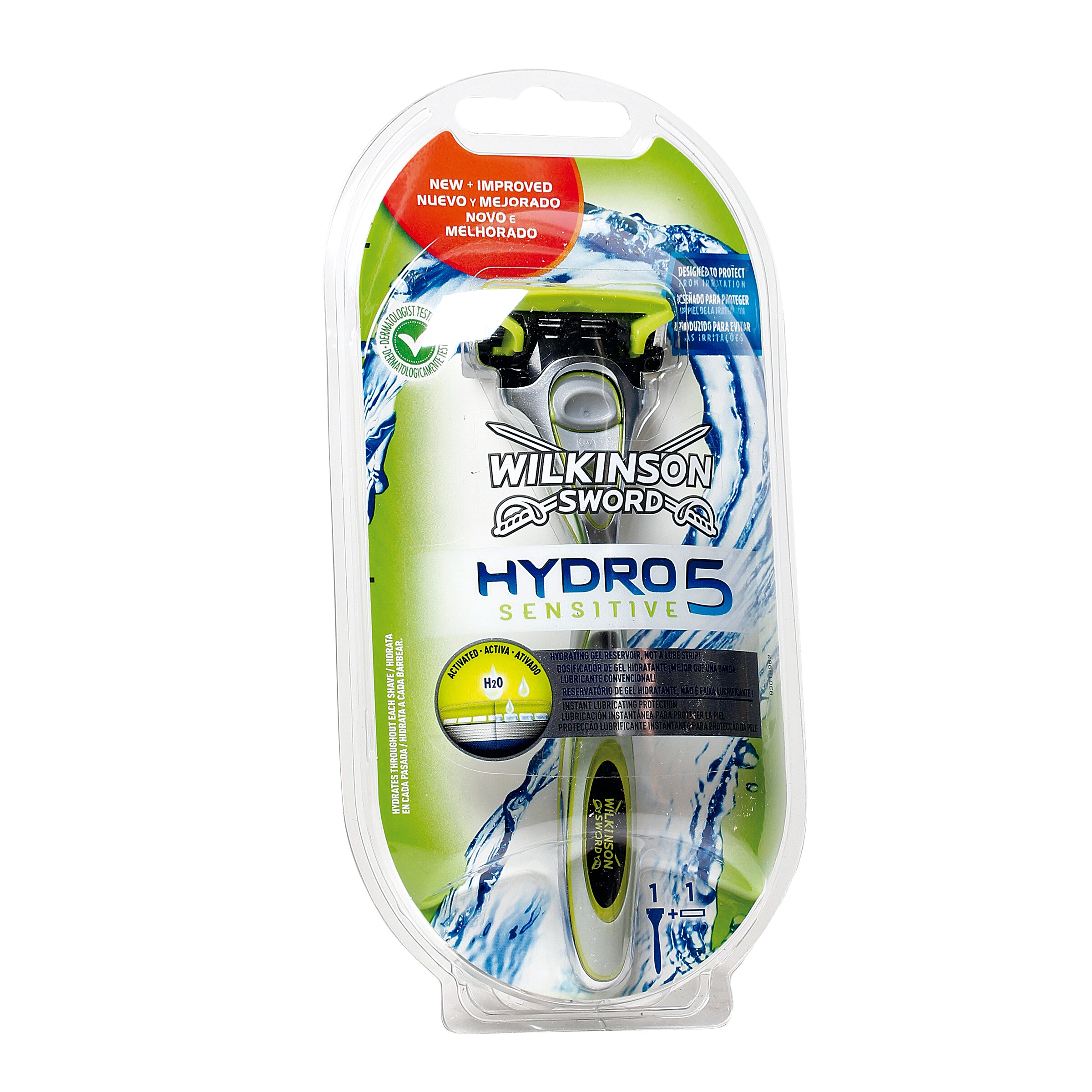 WILKINSON Hydro 5 sensitive maquinilla de afeitar blíster 1 ud