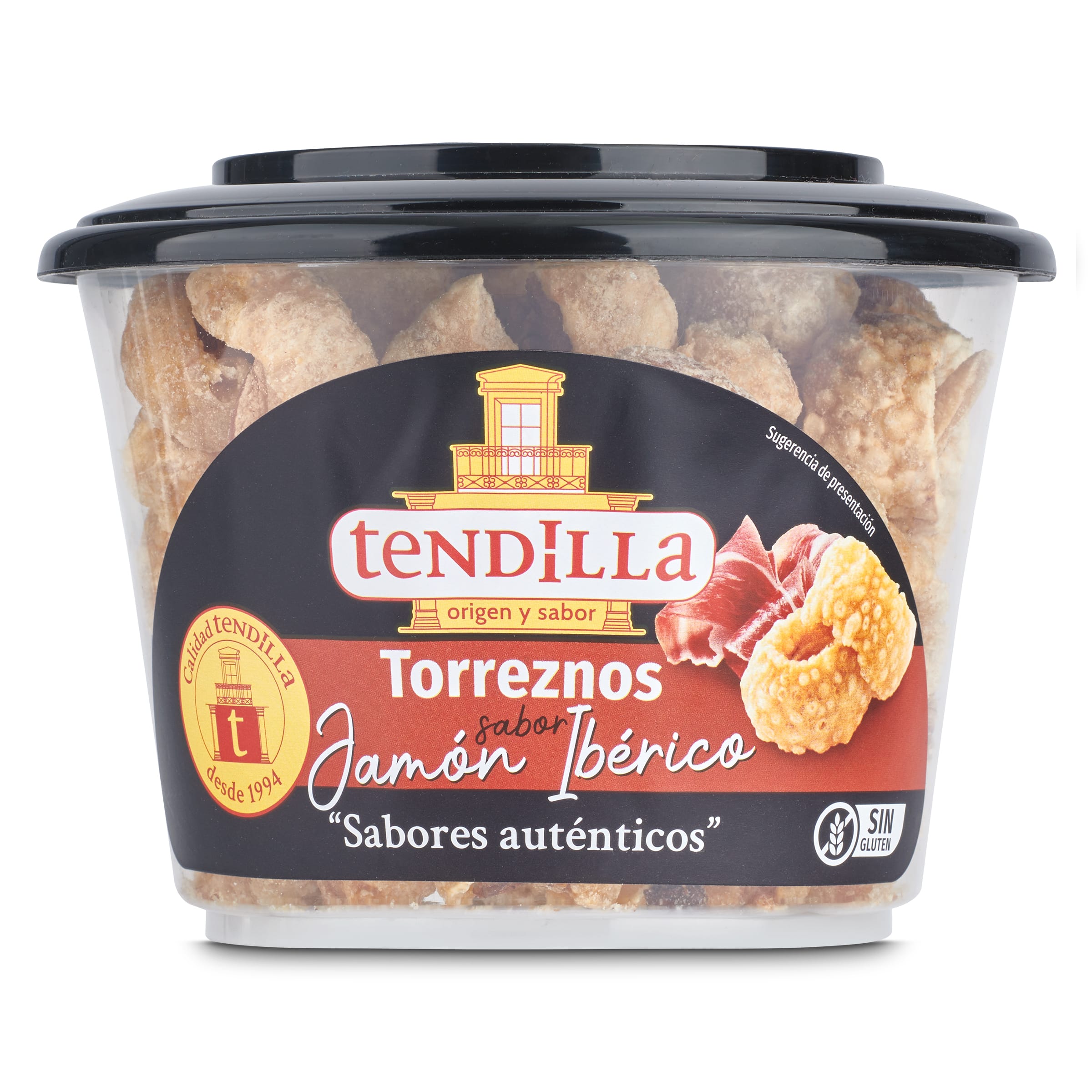 Torrezno frito sabor jamón ibérico Tendilla bote 125 g