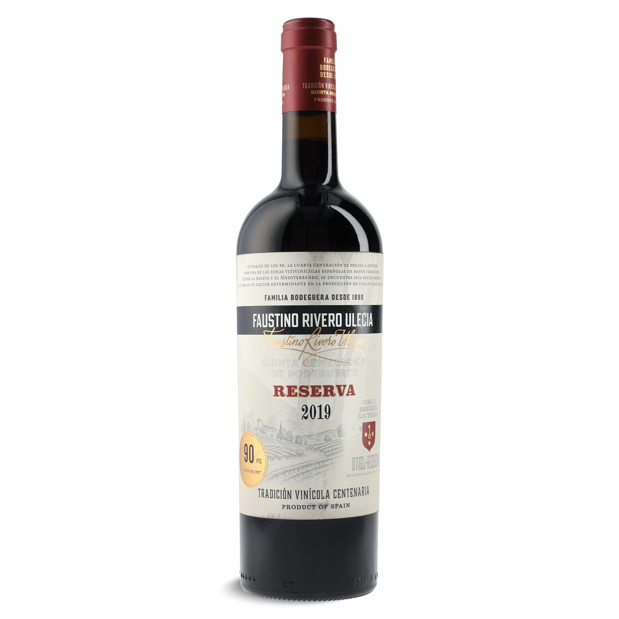 Vino tinto Faustino Rivero botella 75 cl