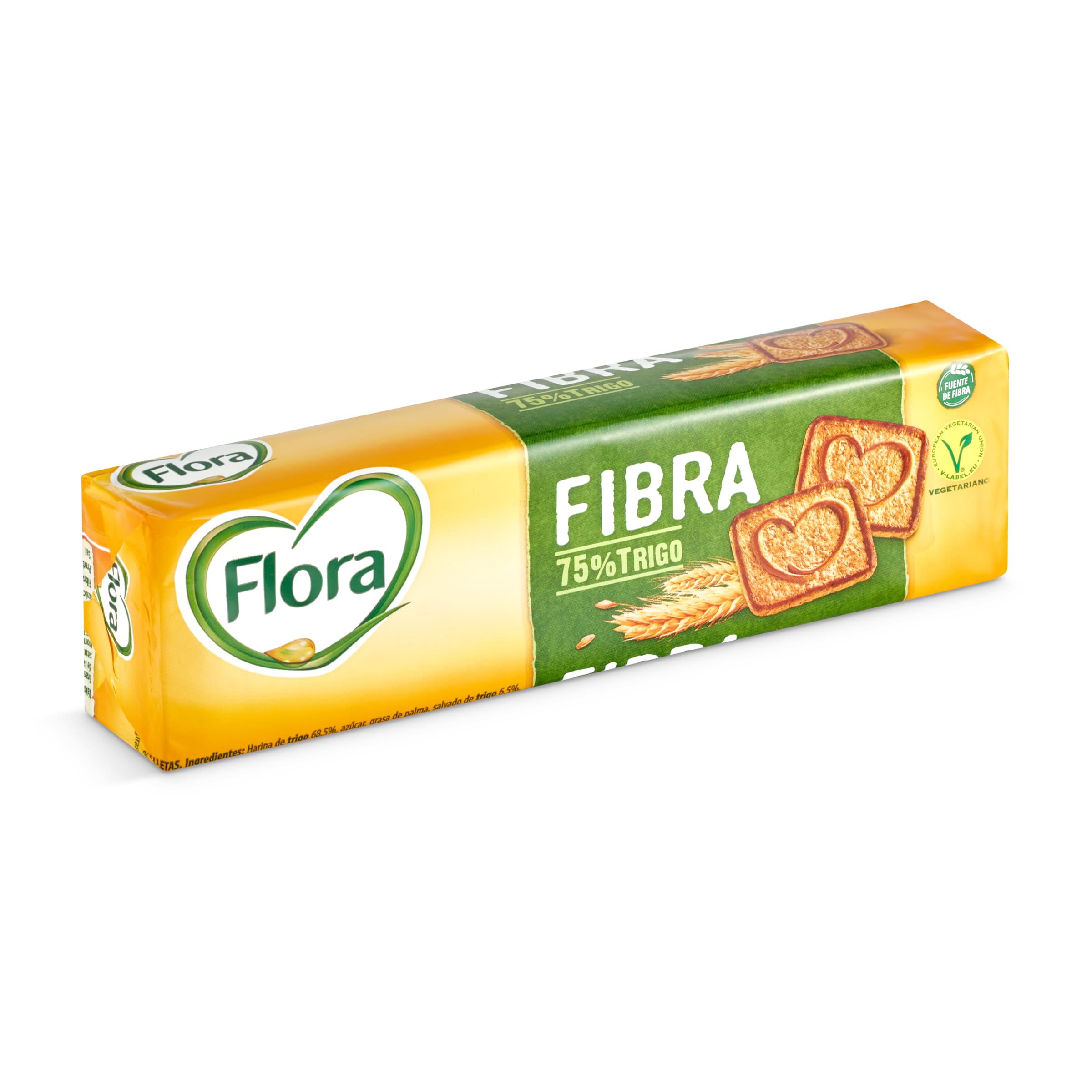 FLORA galletas fibra estuche 185 grs
