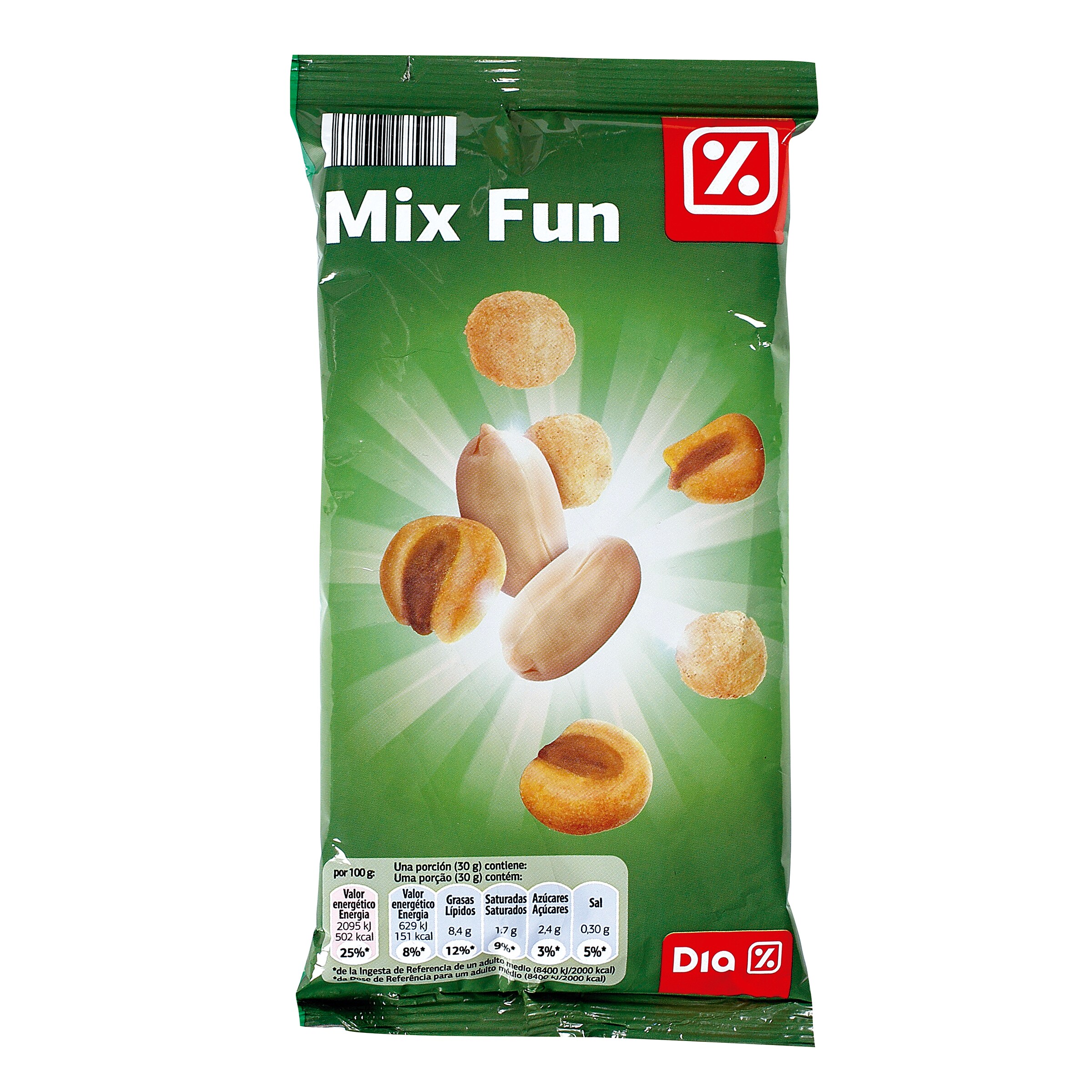 DIA cocktail frutos secos mix fun bolsa 200 gr