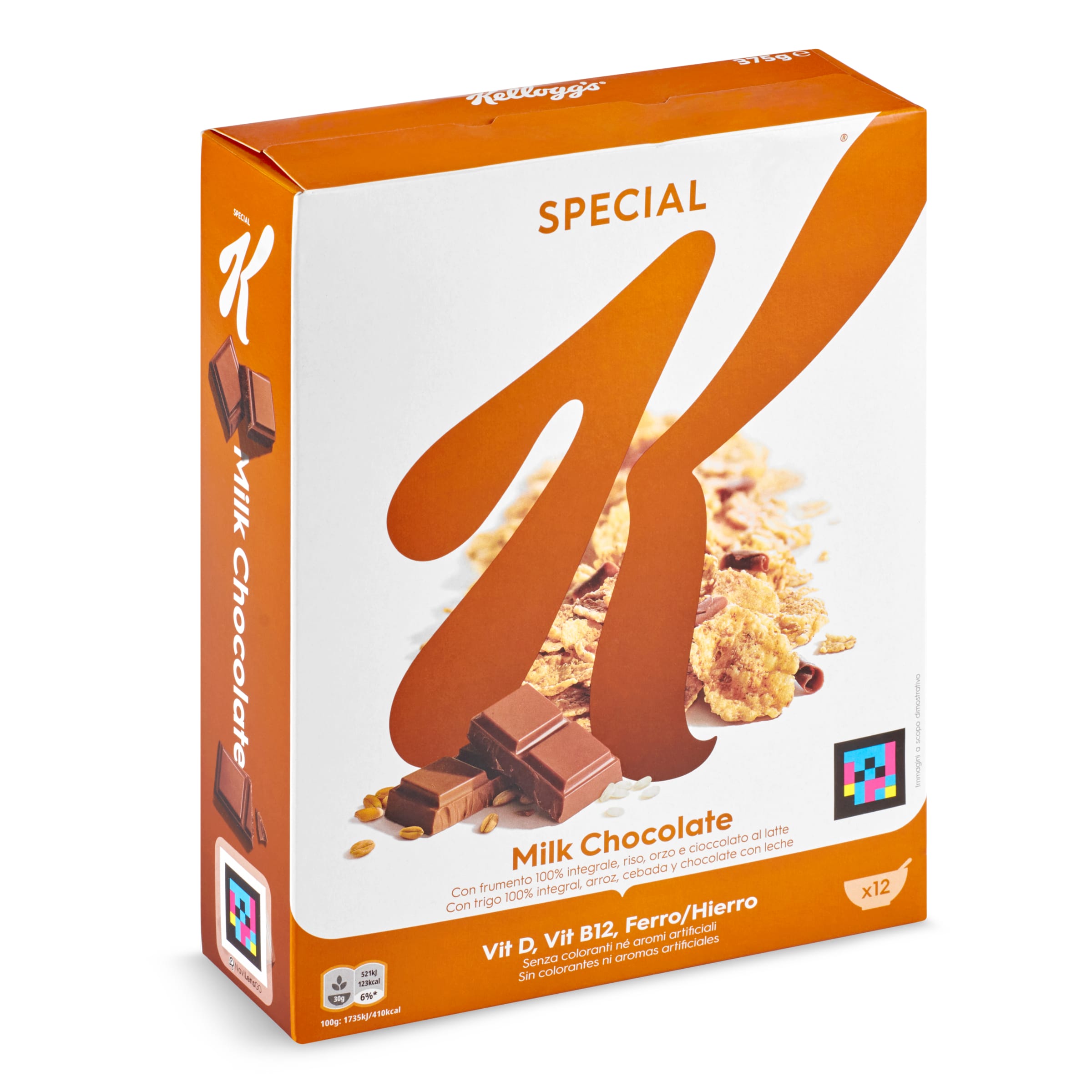 KELLOGGS cereales special k chocolate con leche caja 375 gr