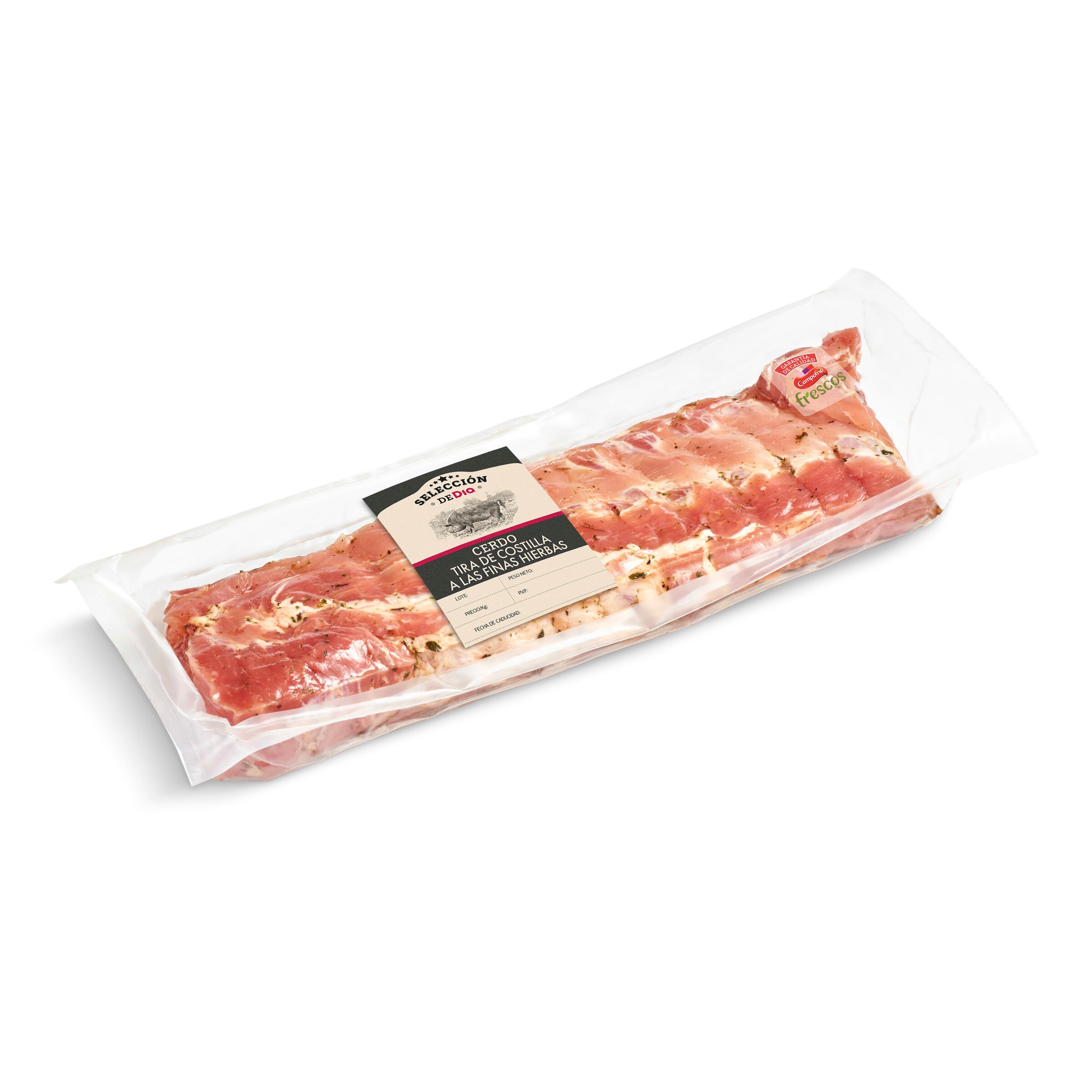 SELECCIÓN DE DIA tira de costilla de cerdo a las finas hierbas (peso aprox. 1.5 Kg)