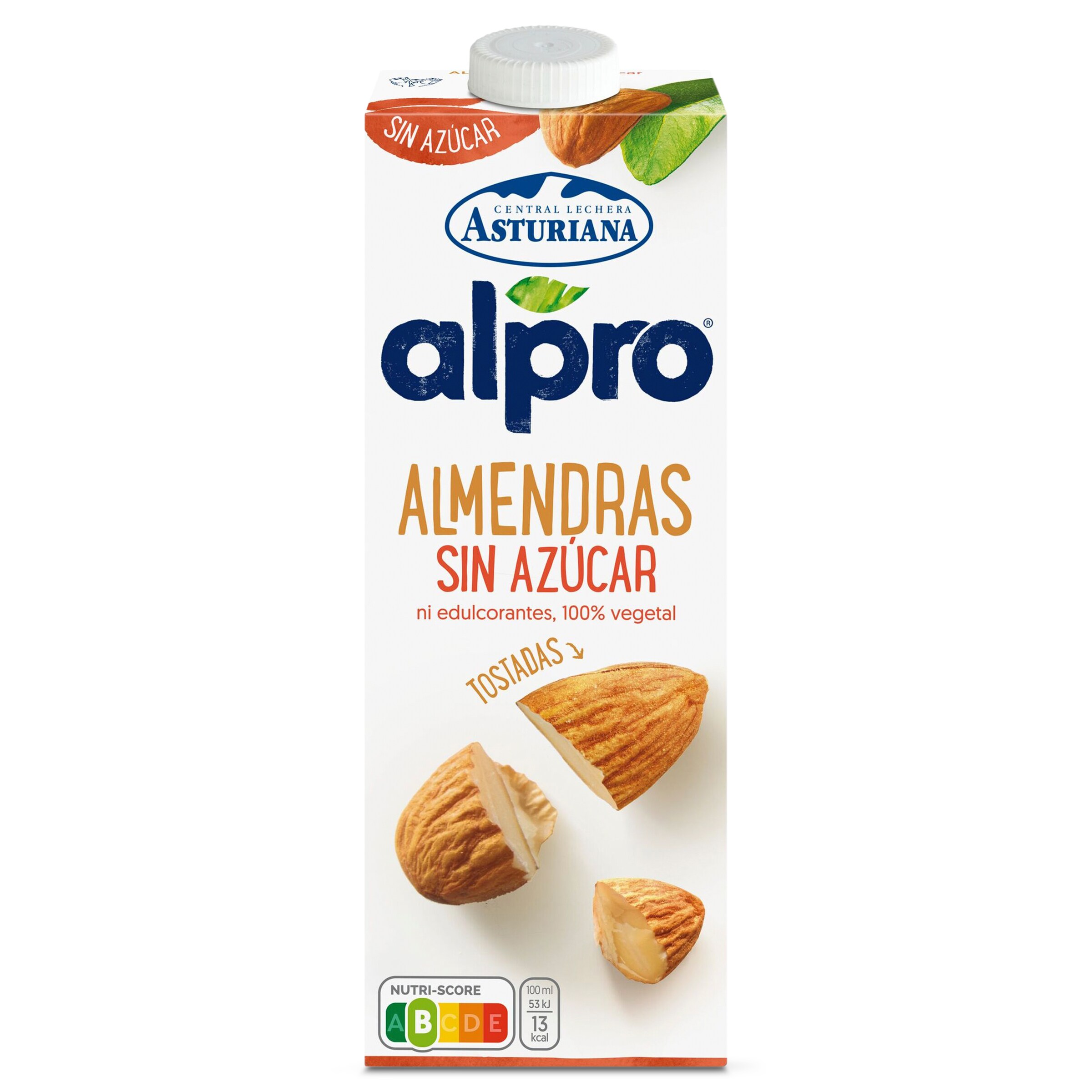 ALPRO leche de almendras sin azúcar envase 1 lt