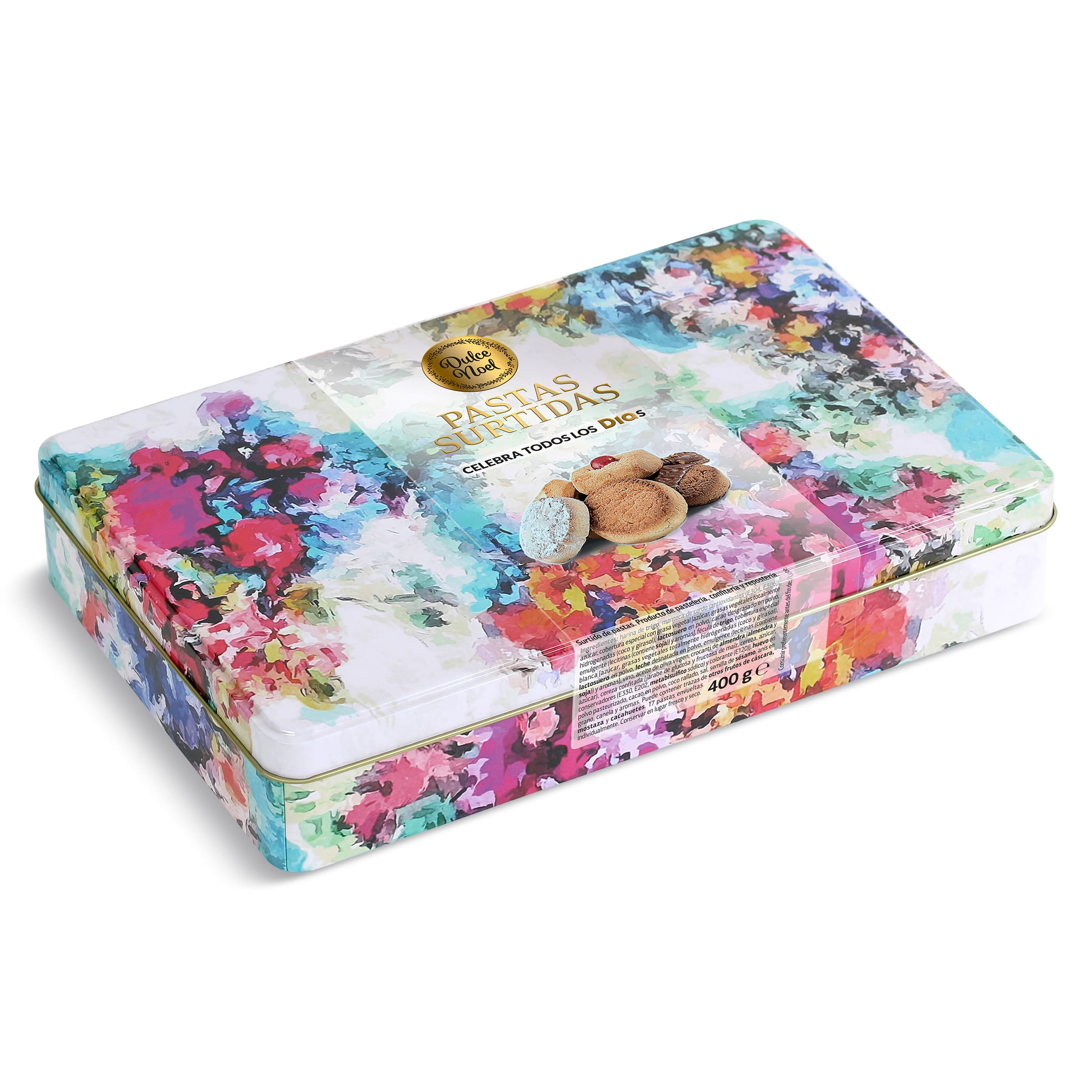 DIA DULCE NOEL pastas surtidas lata 400 gr (modelo aleatorio)