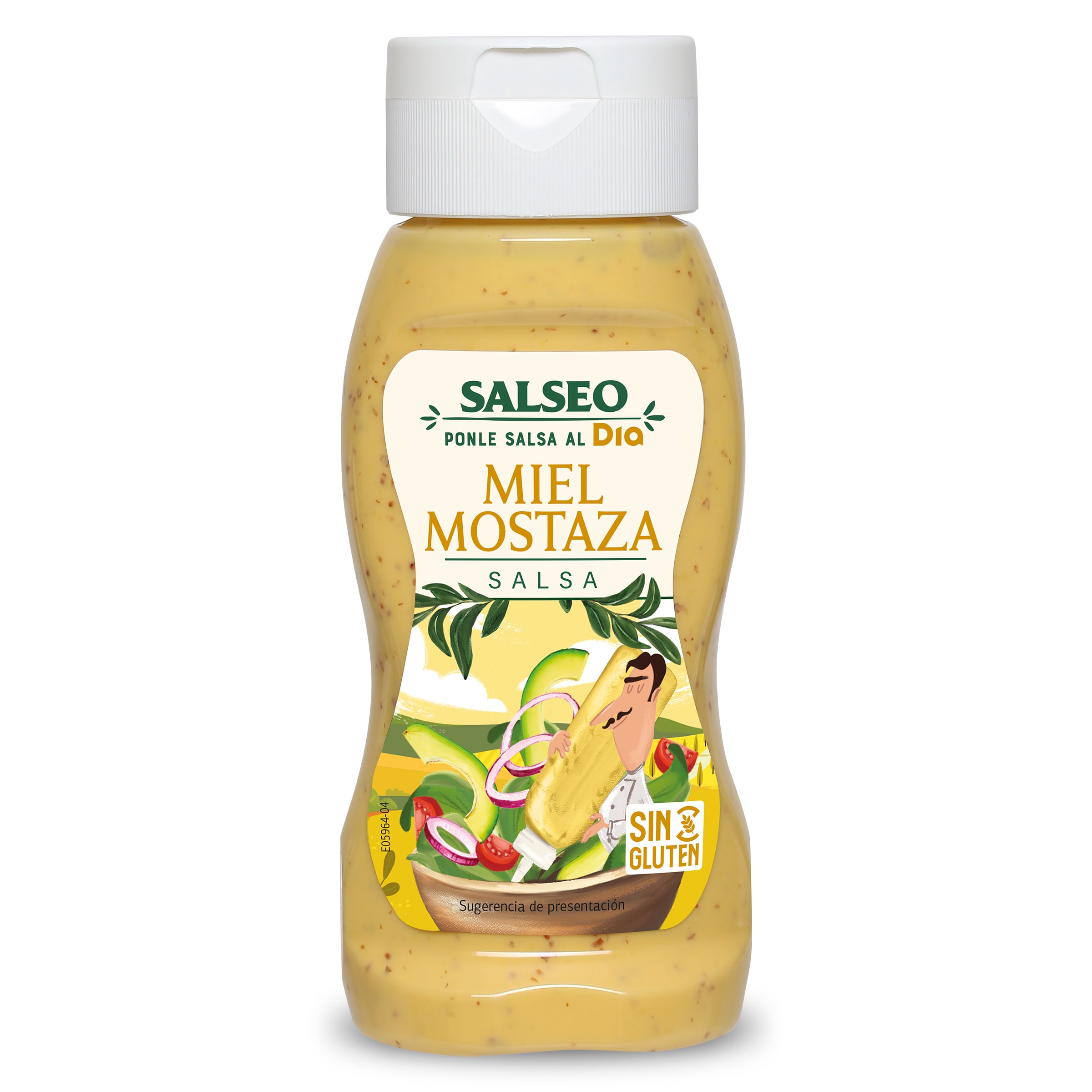 Salsa de miel y mostaza Salseo de Dia bote 310 g