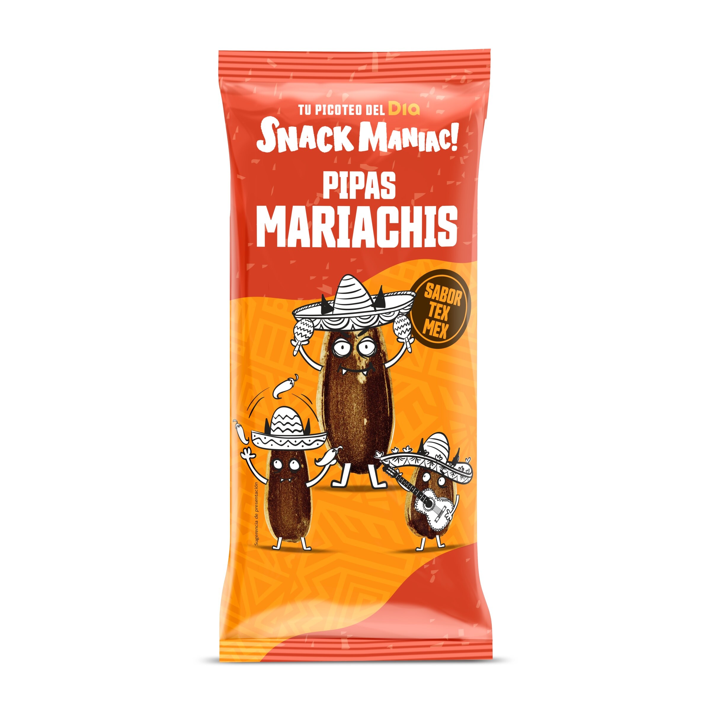 DIA SNACK MANIAC pipas sabor tex mex bolsa 200 gr