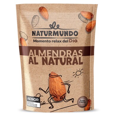 Almendras al natural con piel Naturmundo de Dia bolsa 200 g-0