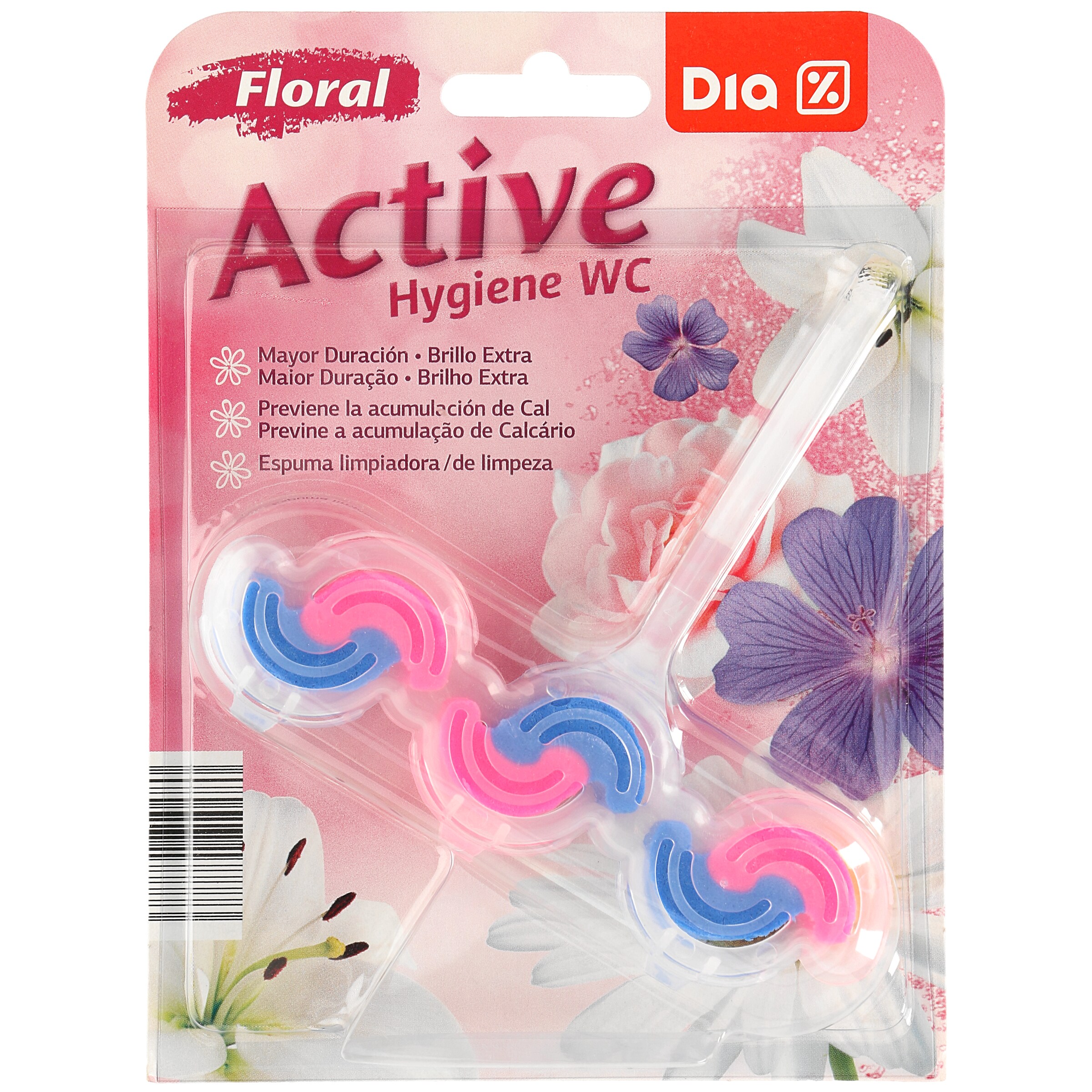 DIA bloc wc floral activo blíster 1 ud