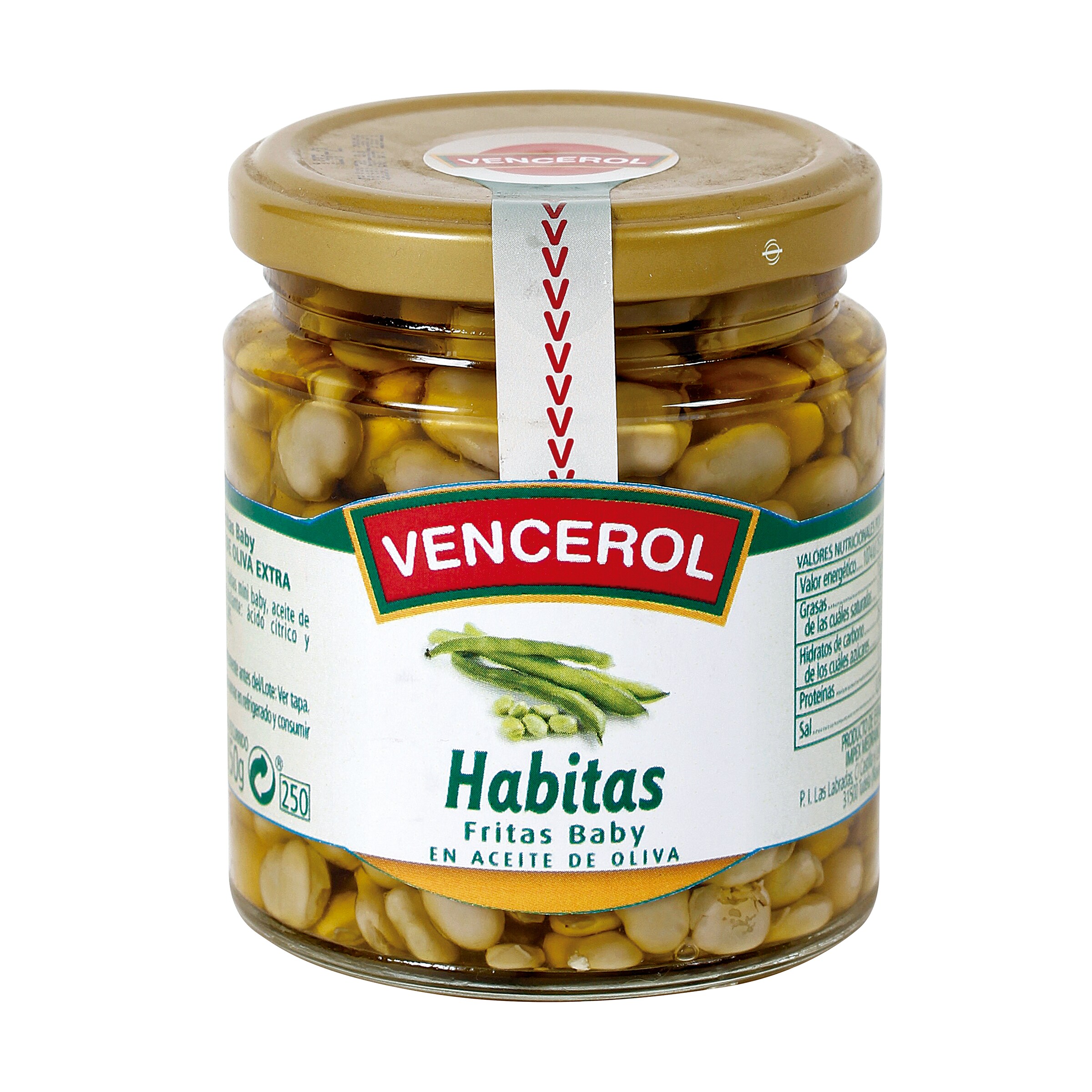 VENCEROL habitas baby en aceite de oliva frasco 150 gr