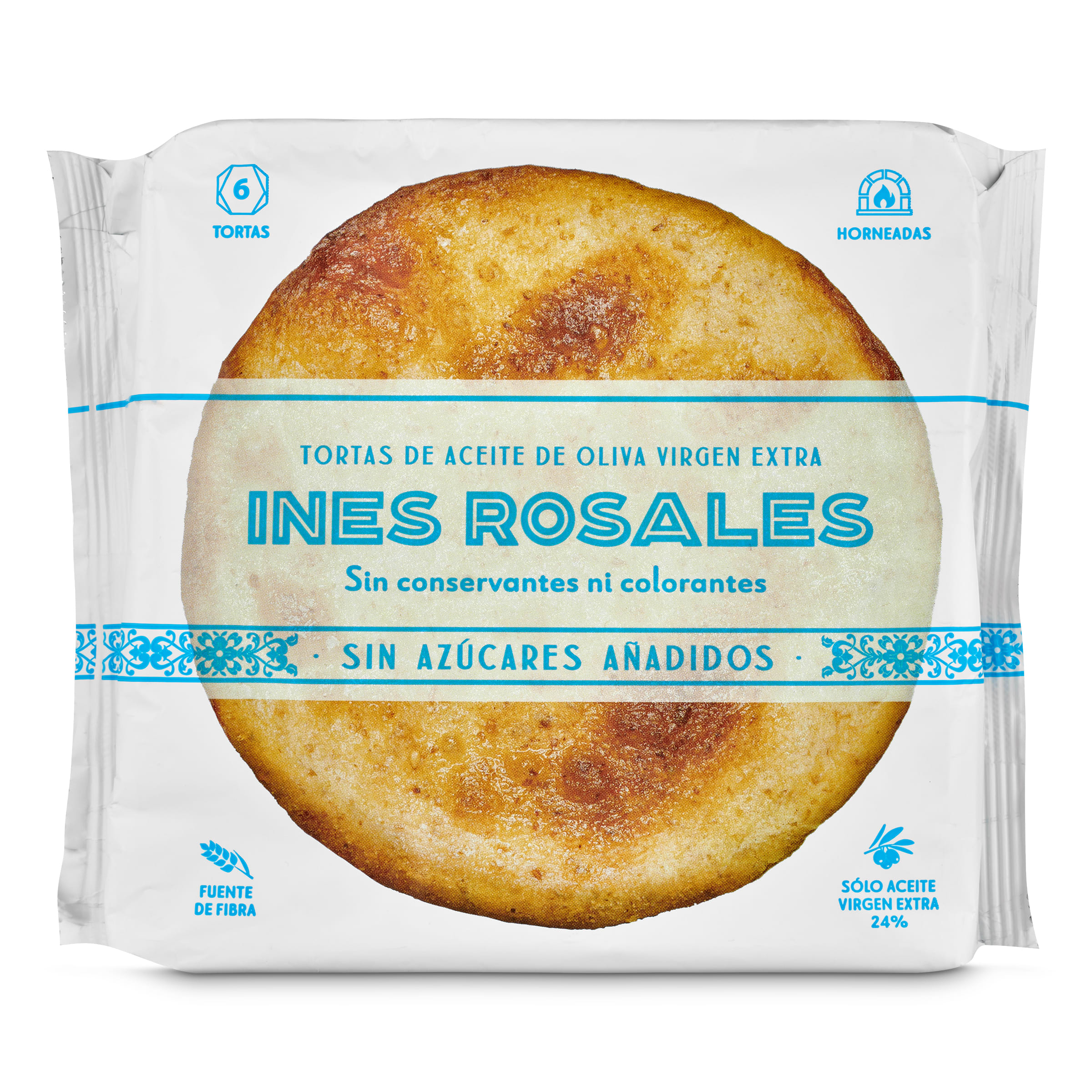 INES ROSALES tortas aceite de oliva sin azúcares paquete 180 gr