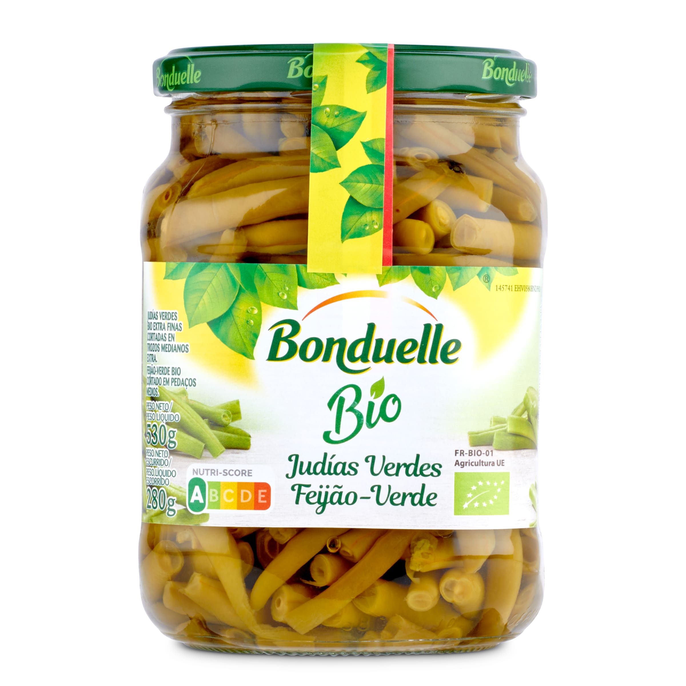 BONDUELLE judías verdes extra finas frasco 280 gr