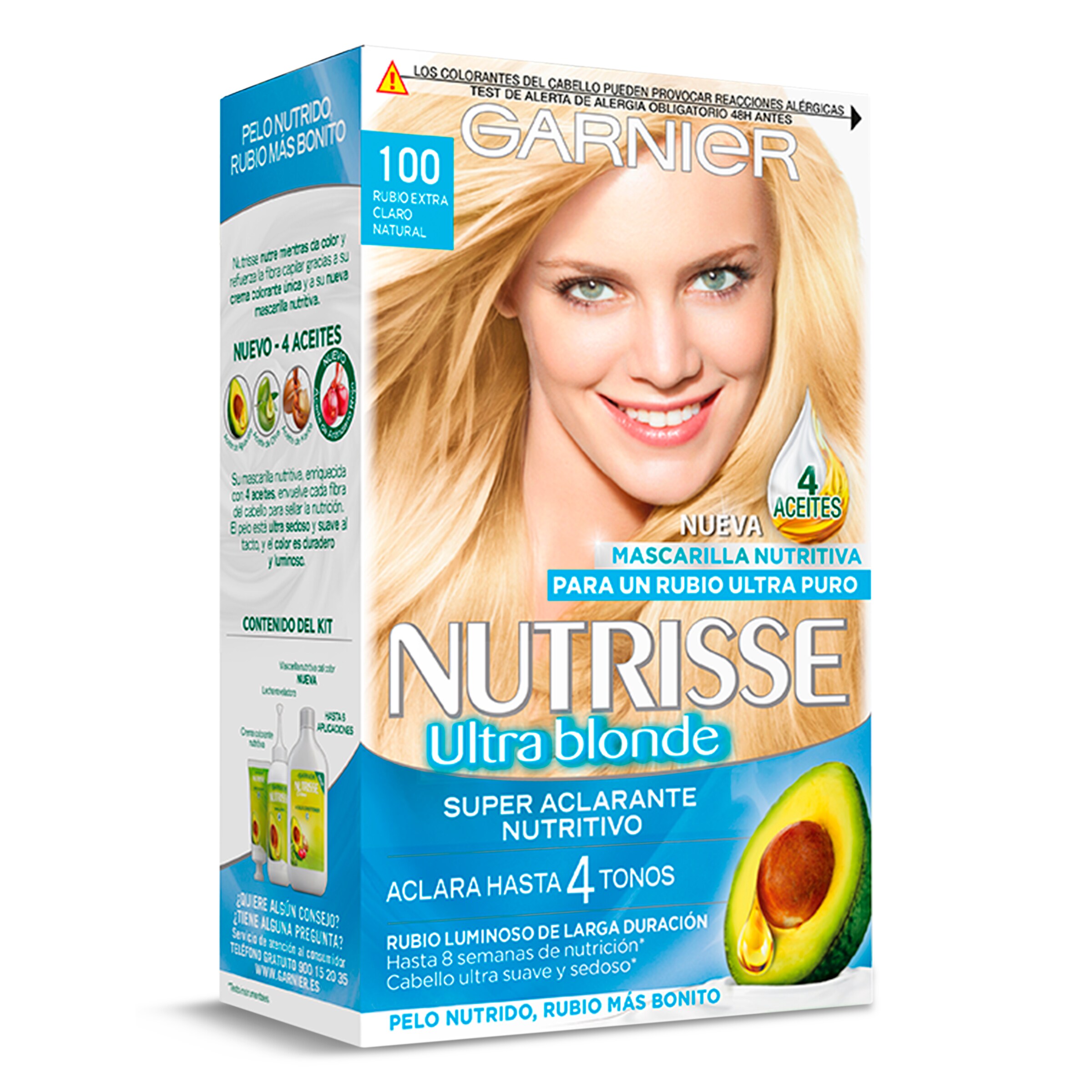 NUTRISSE tinte Rubio muy Claro Natural Nº 100 caja 1 ud