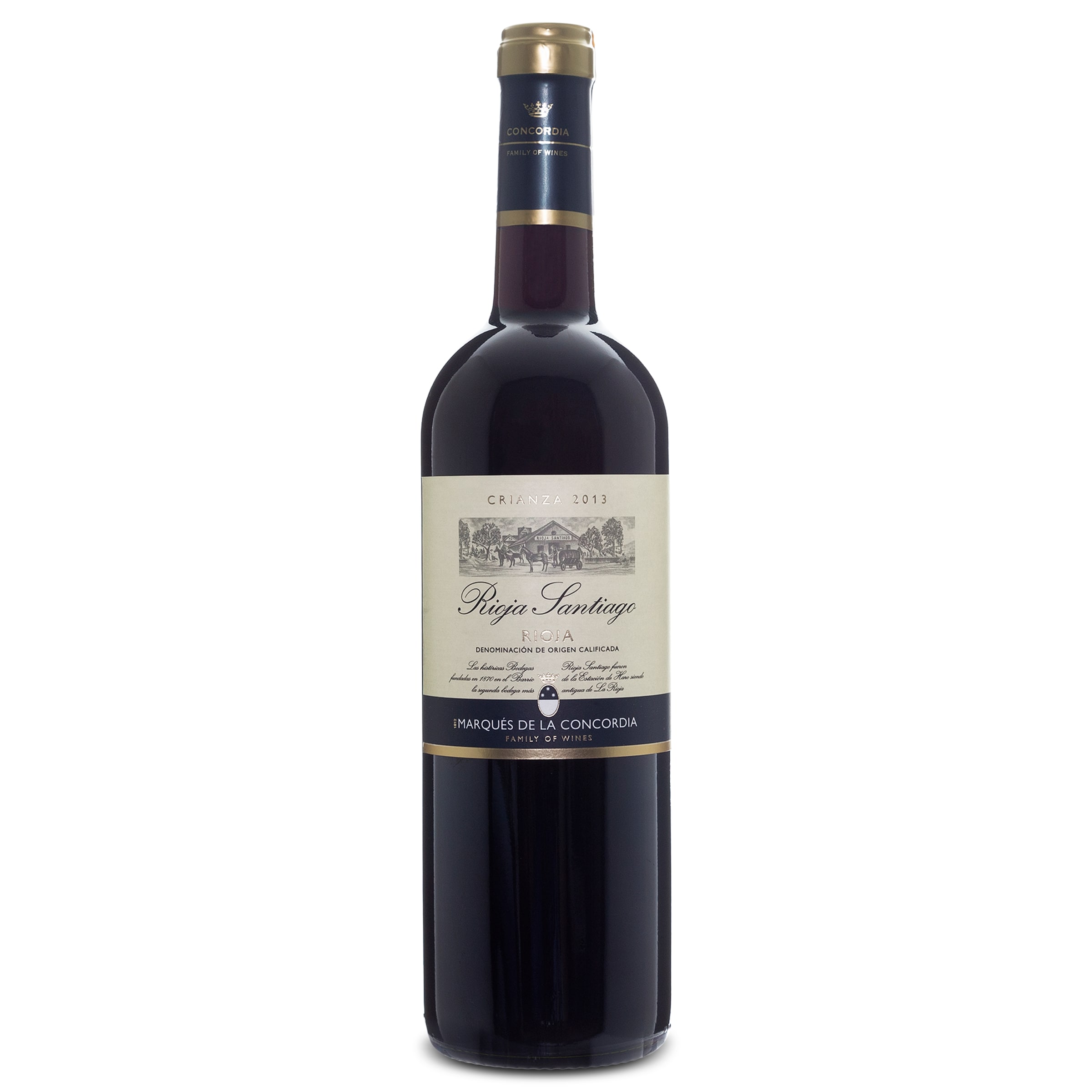 Vino tinto D.O. Rioja Rioja santiago 75 cl
