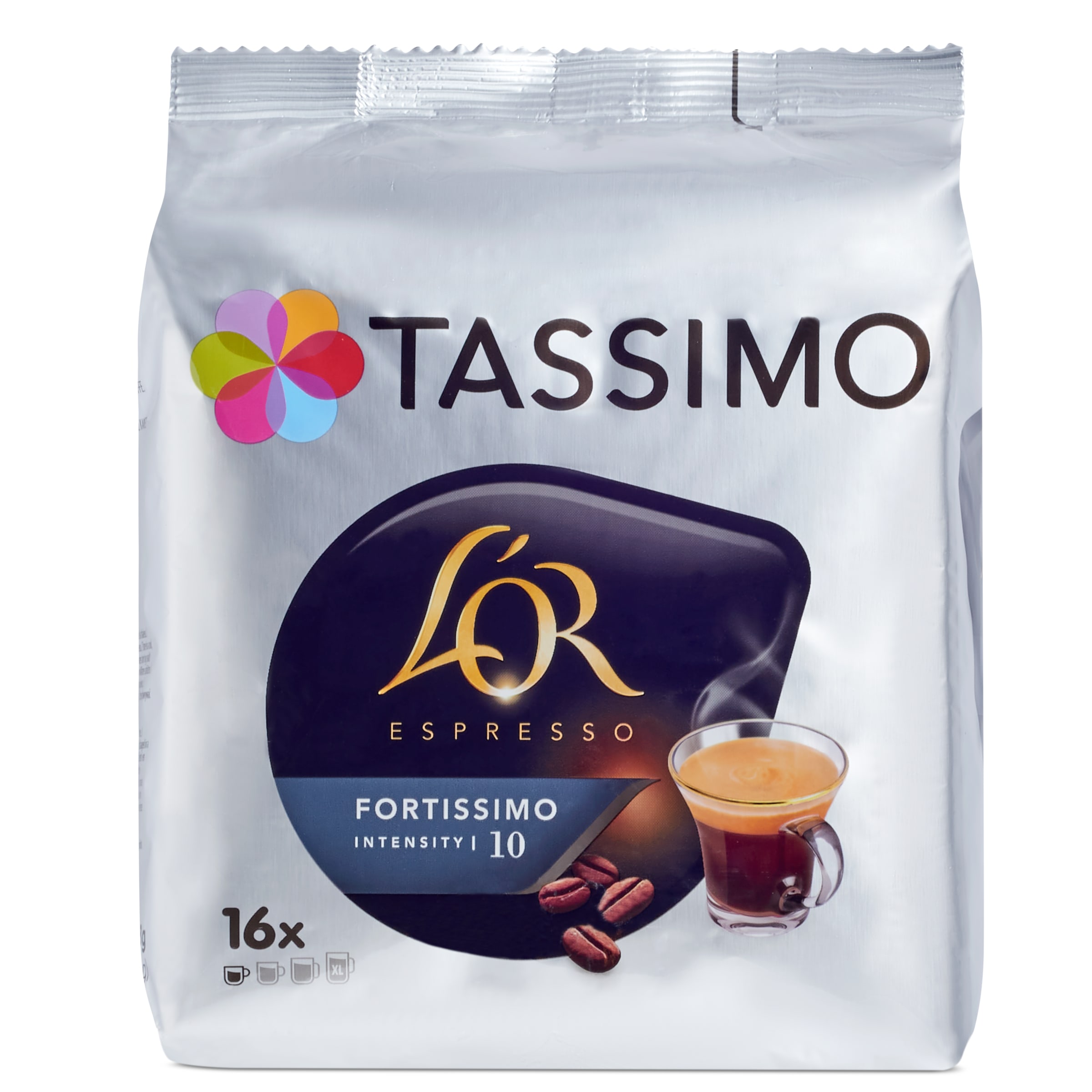 TASSIMO café L'OR fortissimo estuche 16 cápsulas