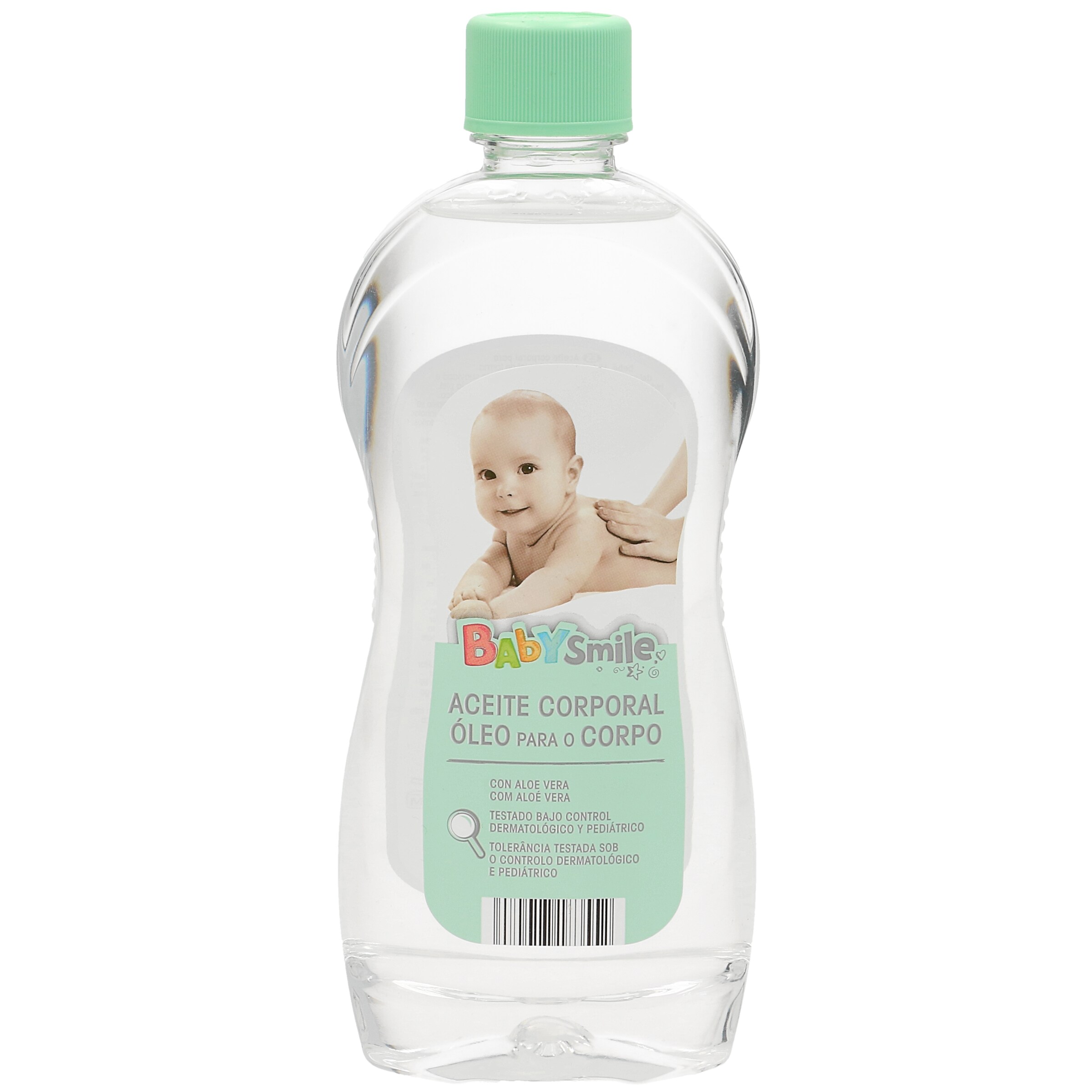 BABYSMILE aceite corporal para bebés botella 500 ml