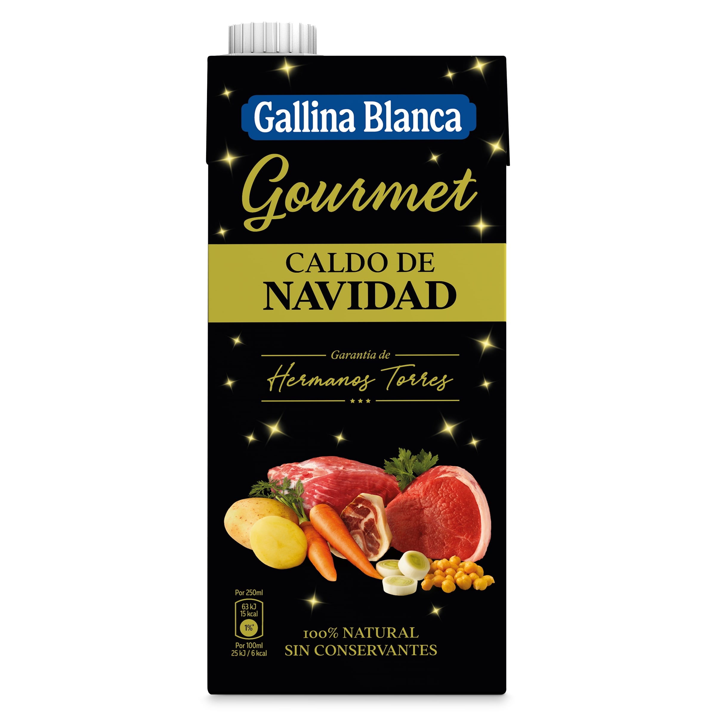 Caldo gourmet de Navidad Gallina Blanca 1 L
