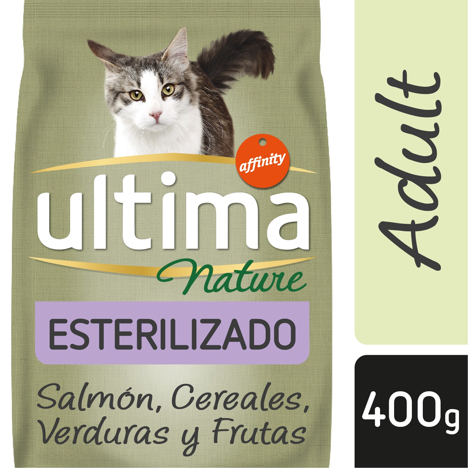 ULTIMA Nature alimento para gatos esterilizados con salmón bolsa 400 gr