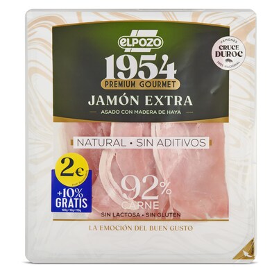 Jamón cocido asado extra Elpozo 1954 bandeja 100 g-0