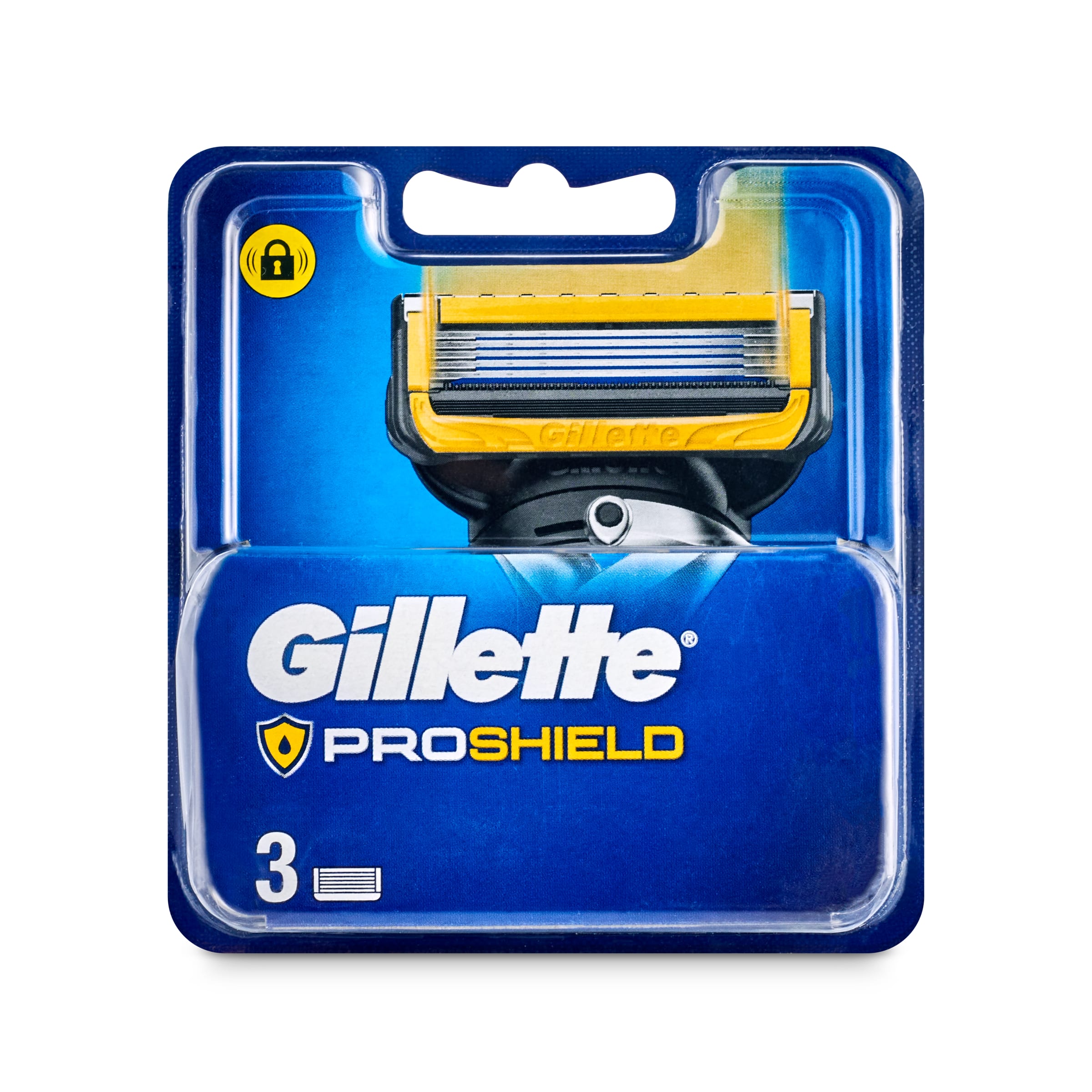 GILLETTE Fusion proshield maquinilla de afeitar recambio blíster 3 uds