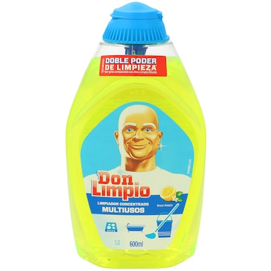 Limpiador multiusos aroma limón Don Limpio botella 600 ml - Supermercados  DIA