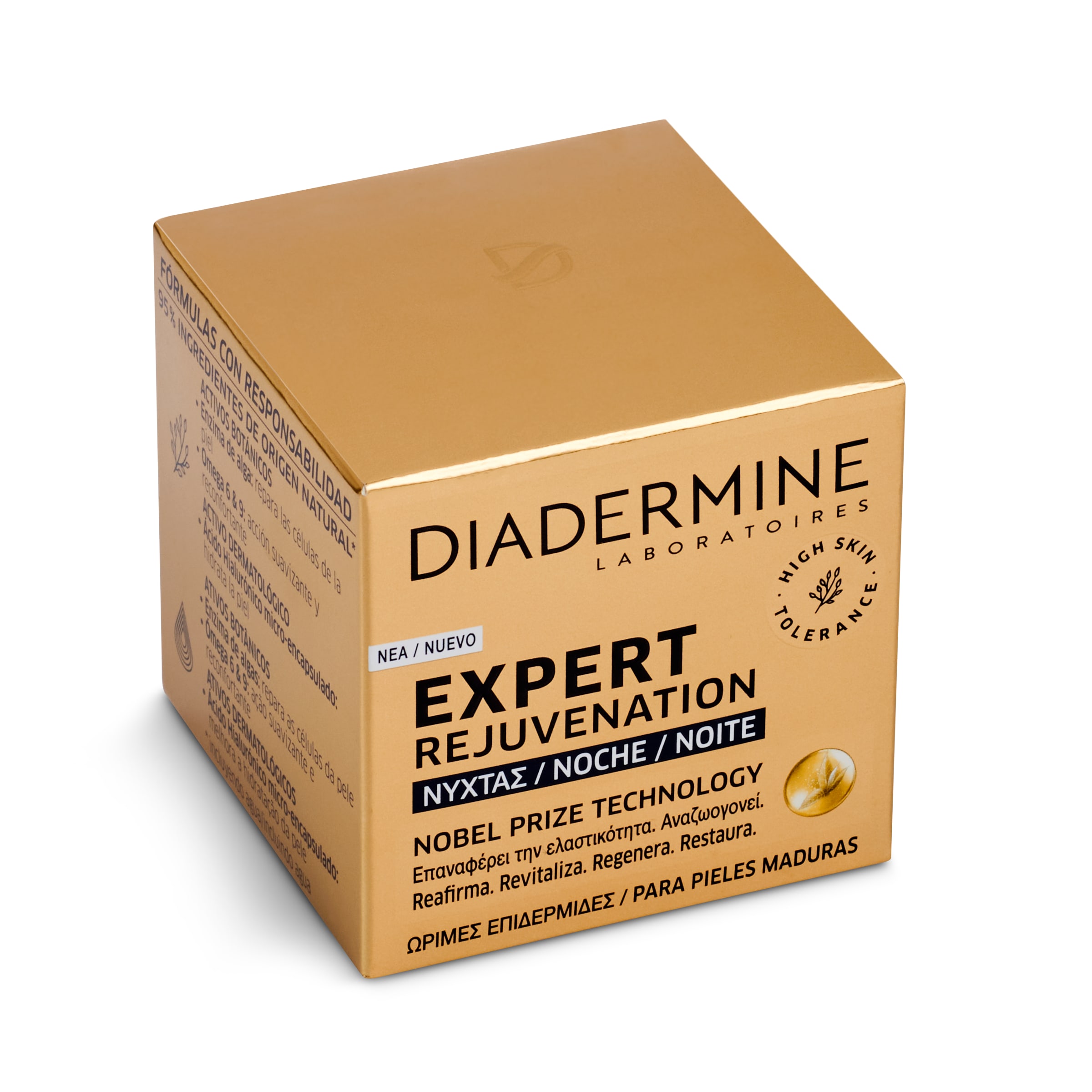 DIADERMINE Expert rejuvenecedor crema de noche antiarrugas tarro 50 ml