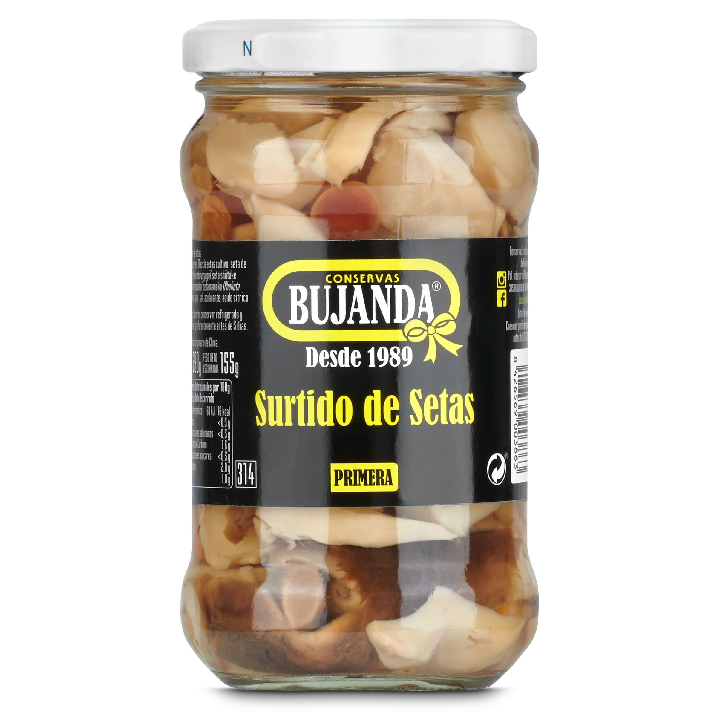 BUJANDA revuelto de setas frasco 140 gr